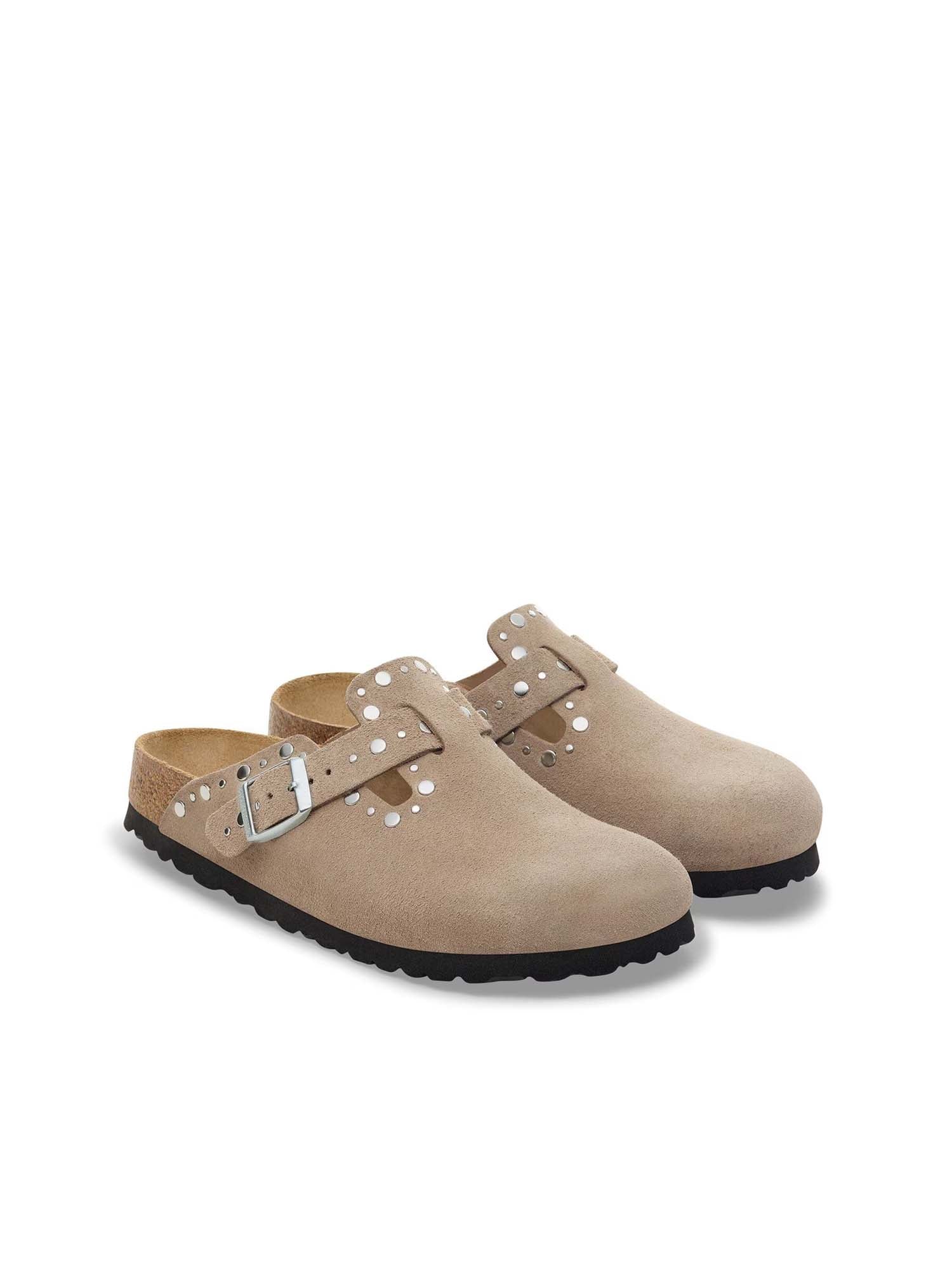 Birkenstock Boston Rivets (Pelle scamosciata) Marrone