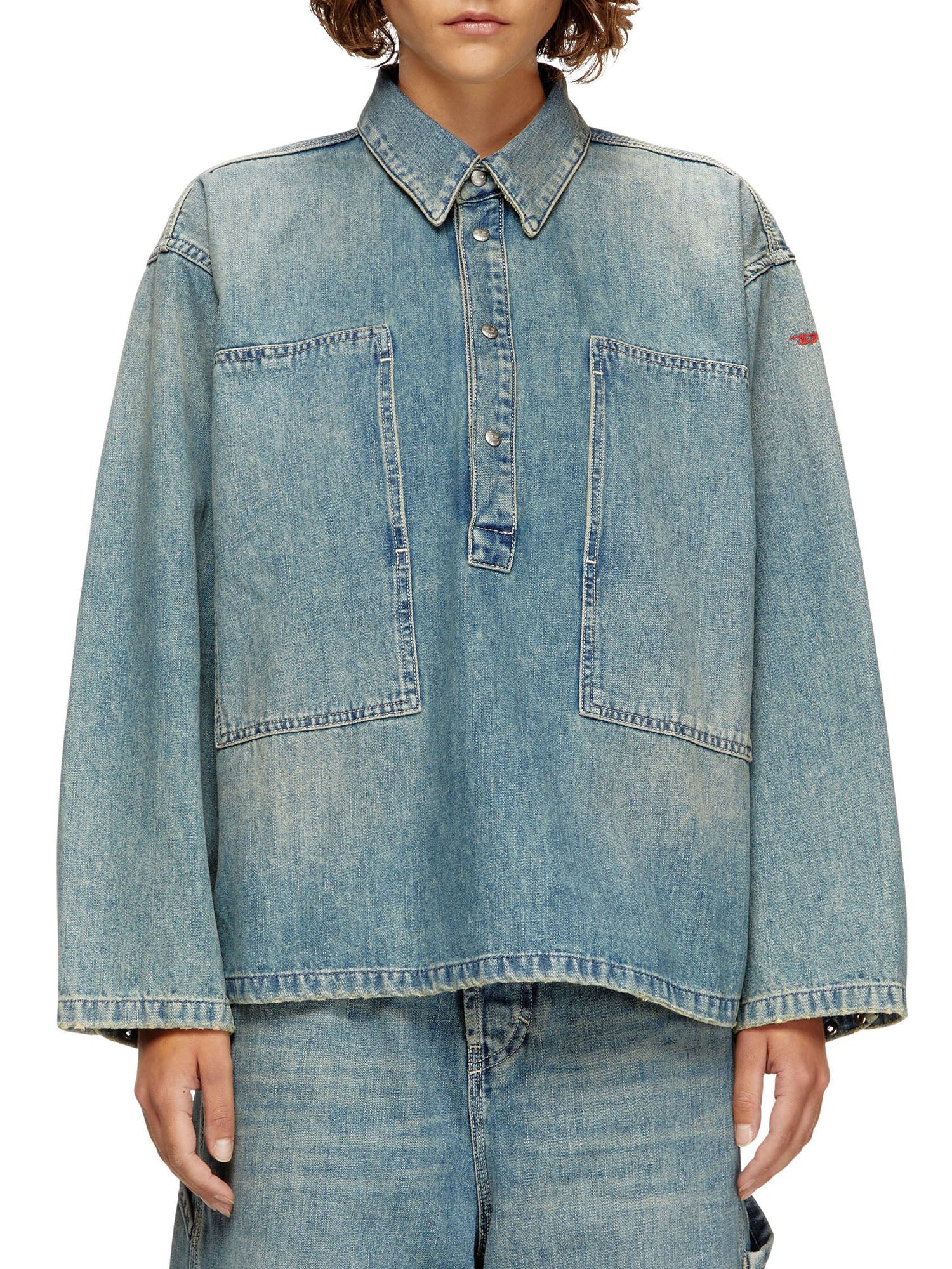 Diesel De Priss Camicia Blu