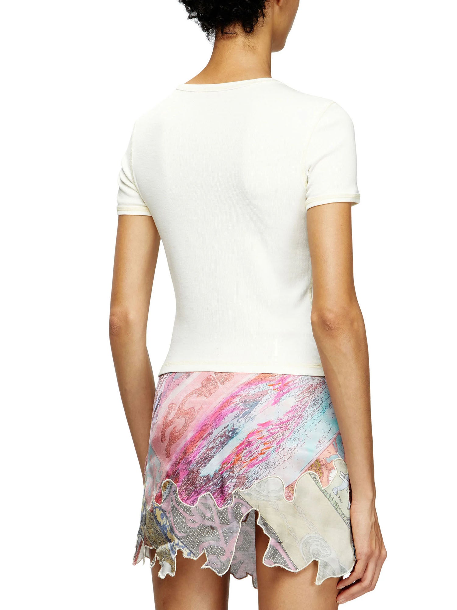 Diesel T-Ele T-shirt Bianco