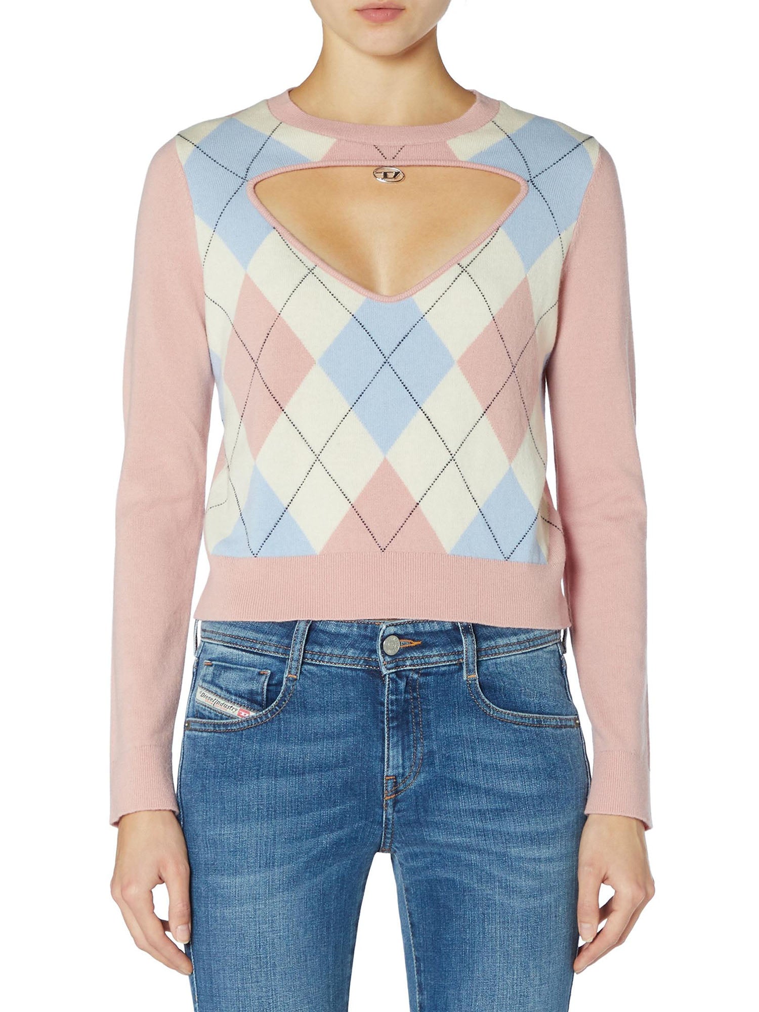 Diesel M Romko Ls Maglia Rosa