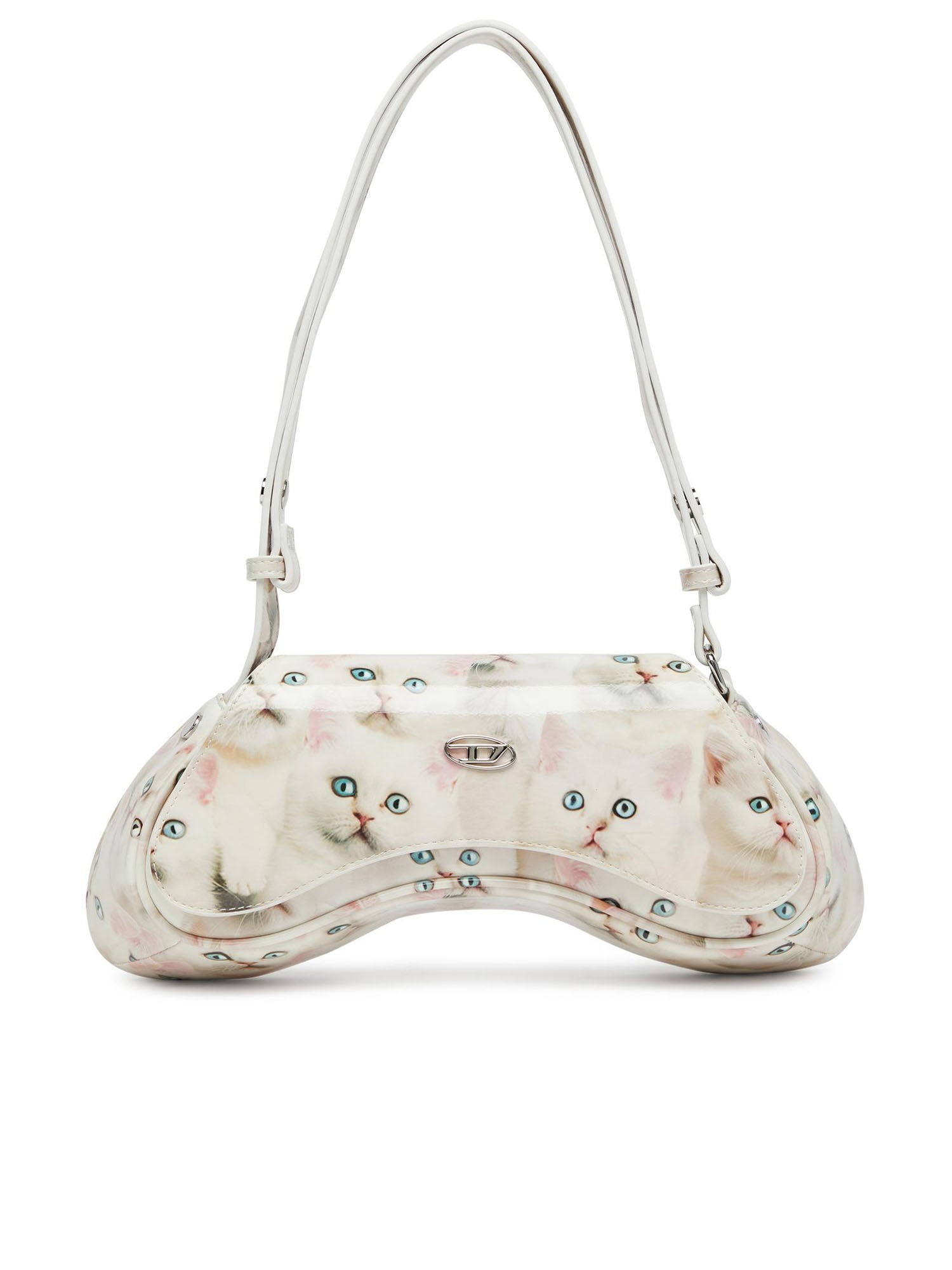 Diesel Play Crossbody Shoulder Bag Bianco