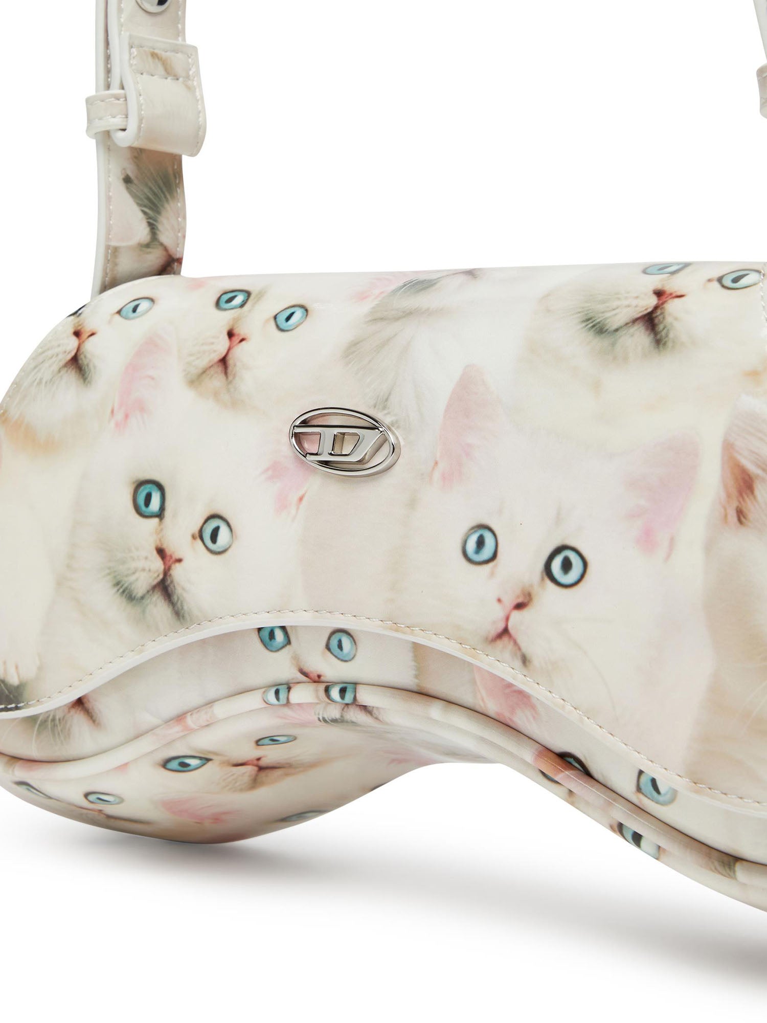 Diesel Play Crossbody Shoulder Bag Bianco