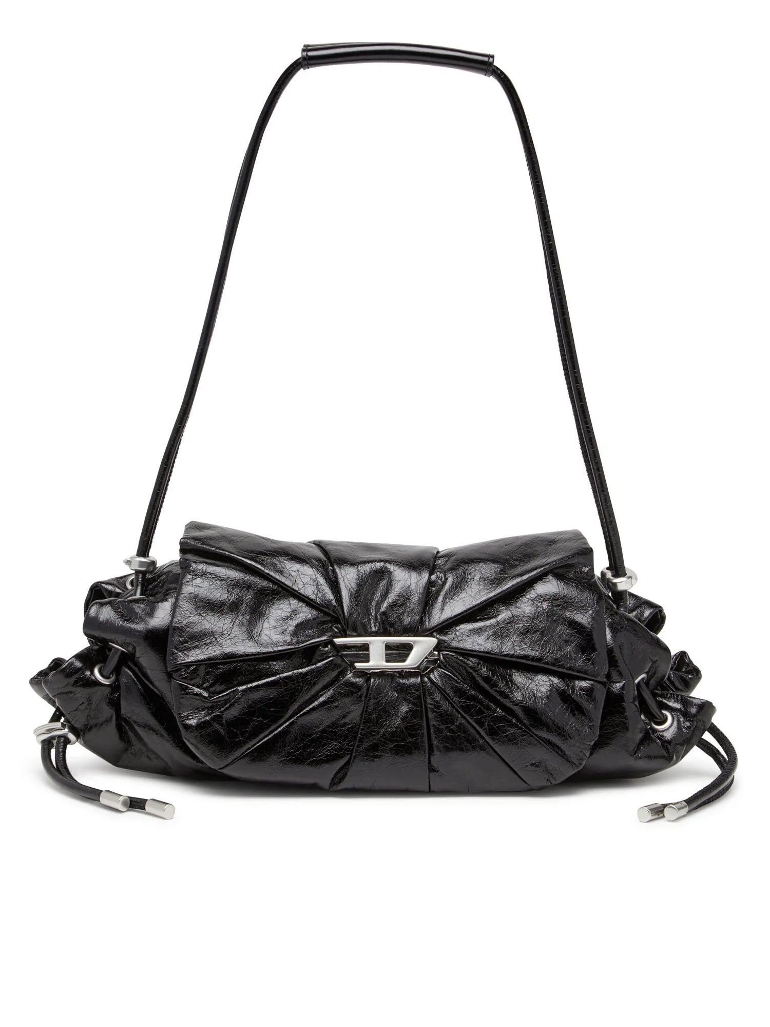 Diesel Scrunch D Shoulder Bag Nero