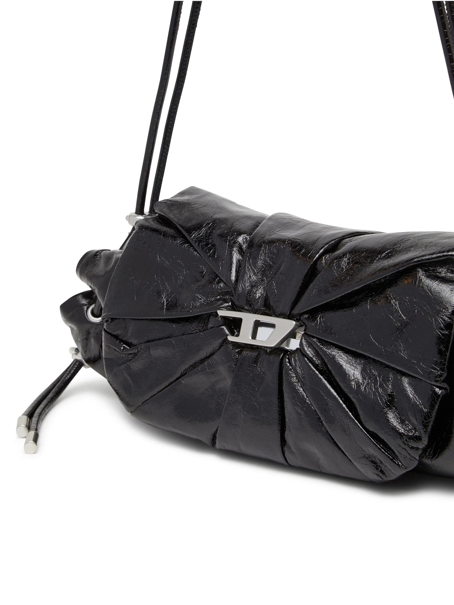 Diesel Scrunch D Shoulder Bag Nero