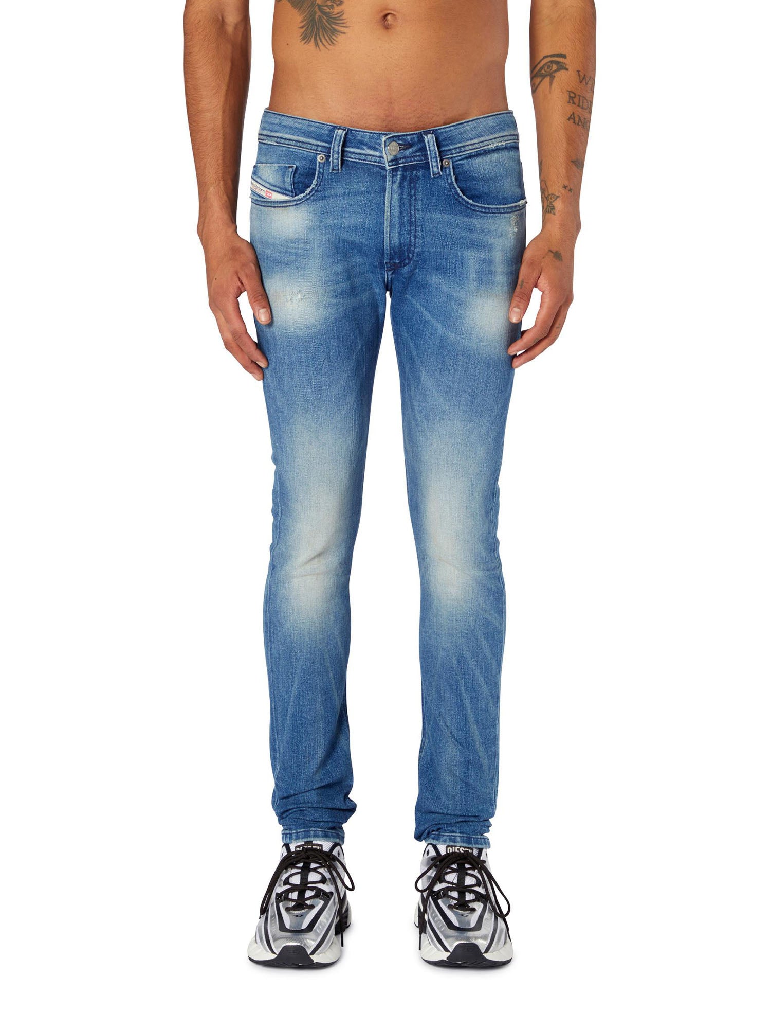 Diesel 1979 Sleenker Jeans Uomo Blu
