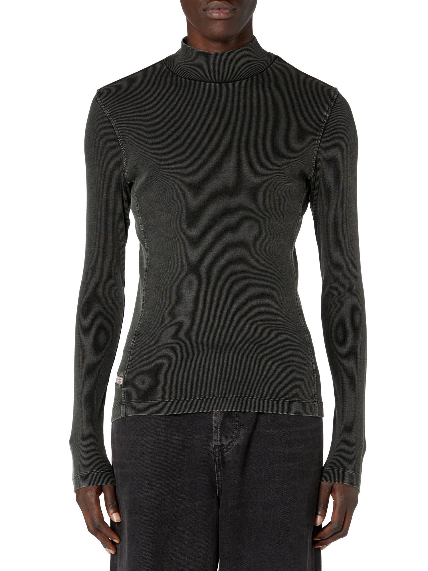 Diesel T-Mely-Col Top Donna Nero