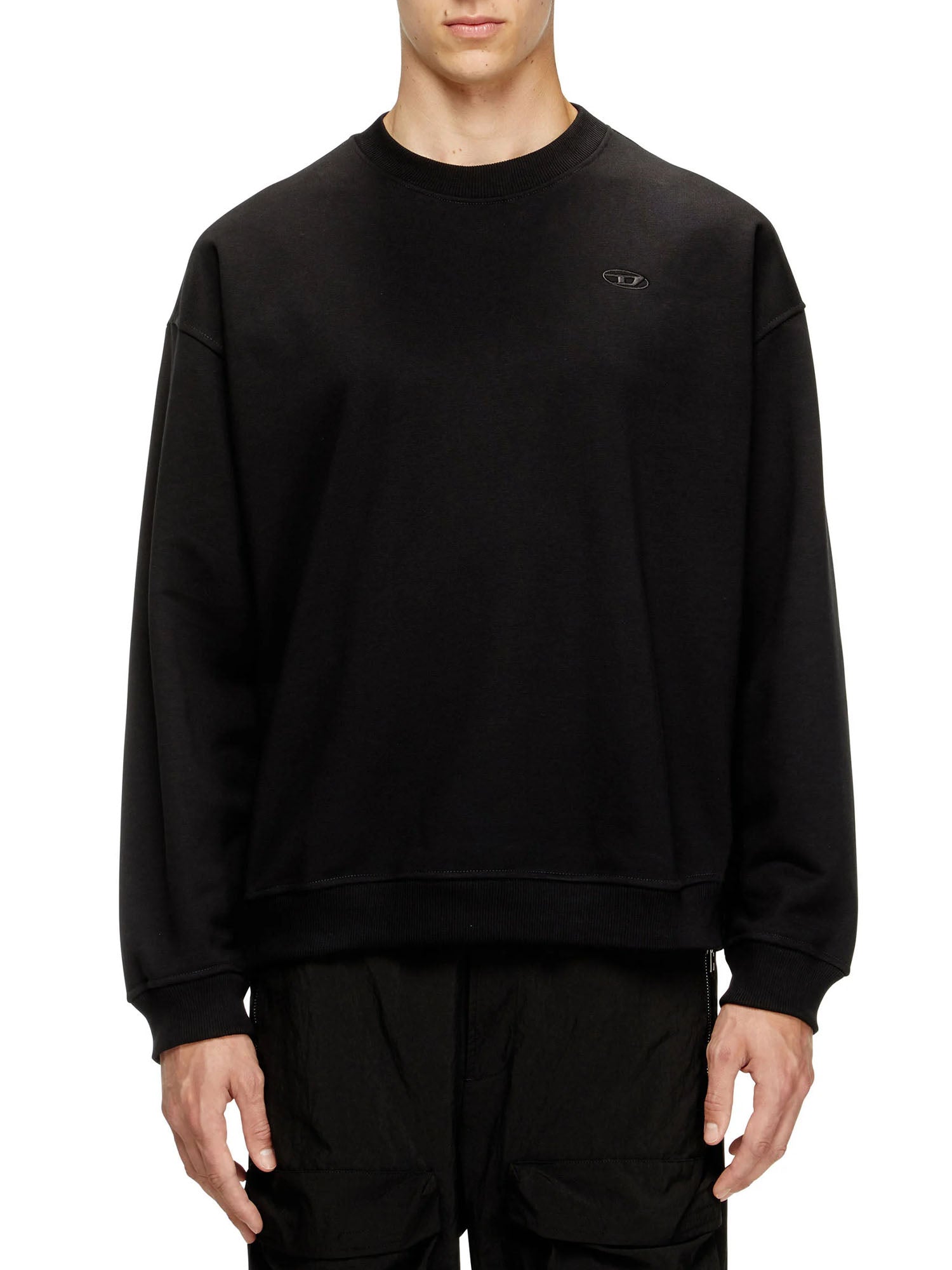 Diesel S Box T2 Felpa Uomo Nero