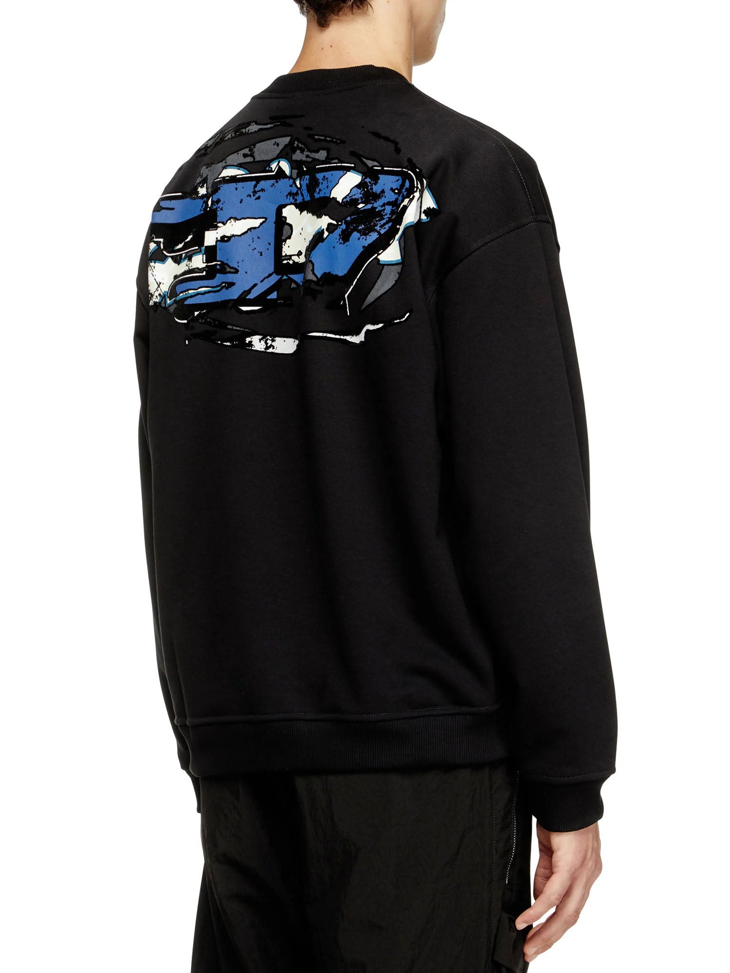 Diesel S Box T2 Felpa Uomo Nero