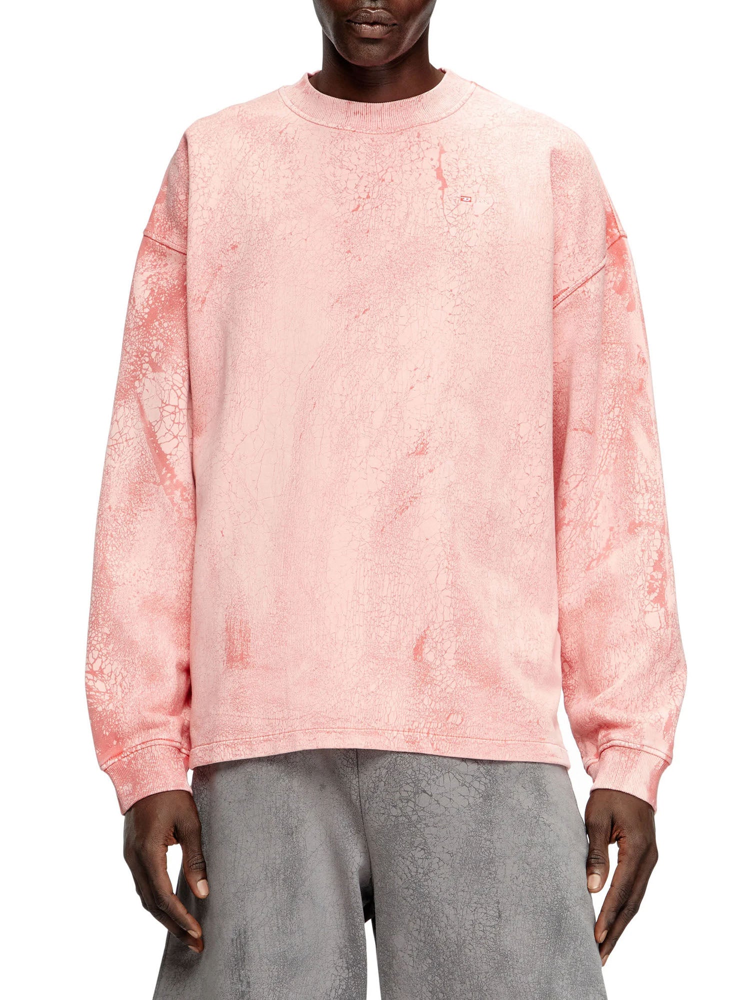 Diesel S Baxt T1 Felpa Rosa