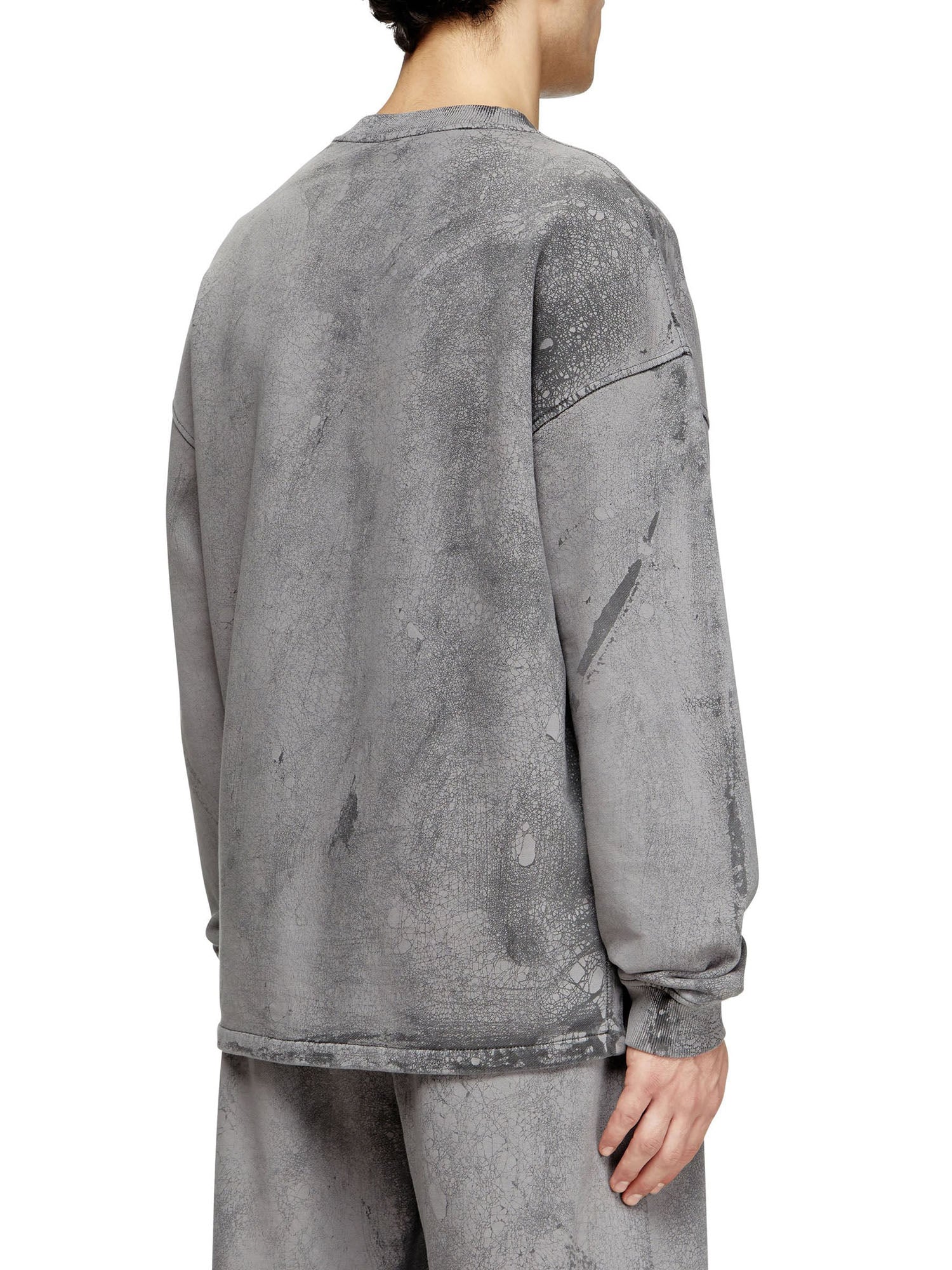 Diesel S Baxt T1 Felpa Grigio