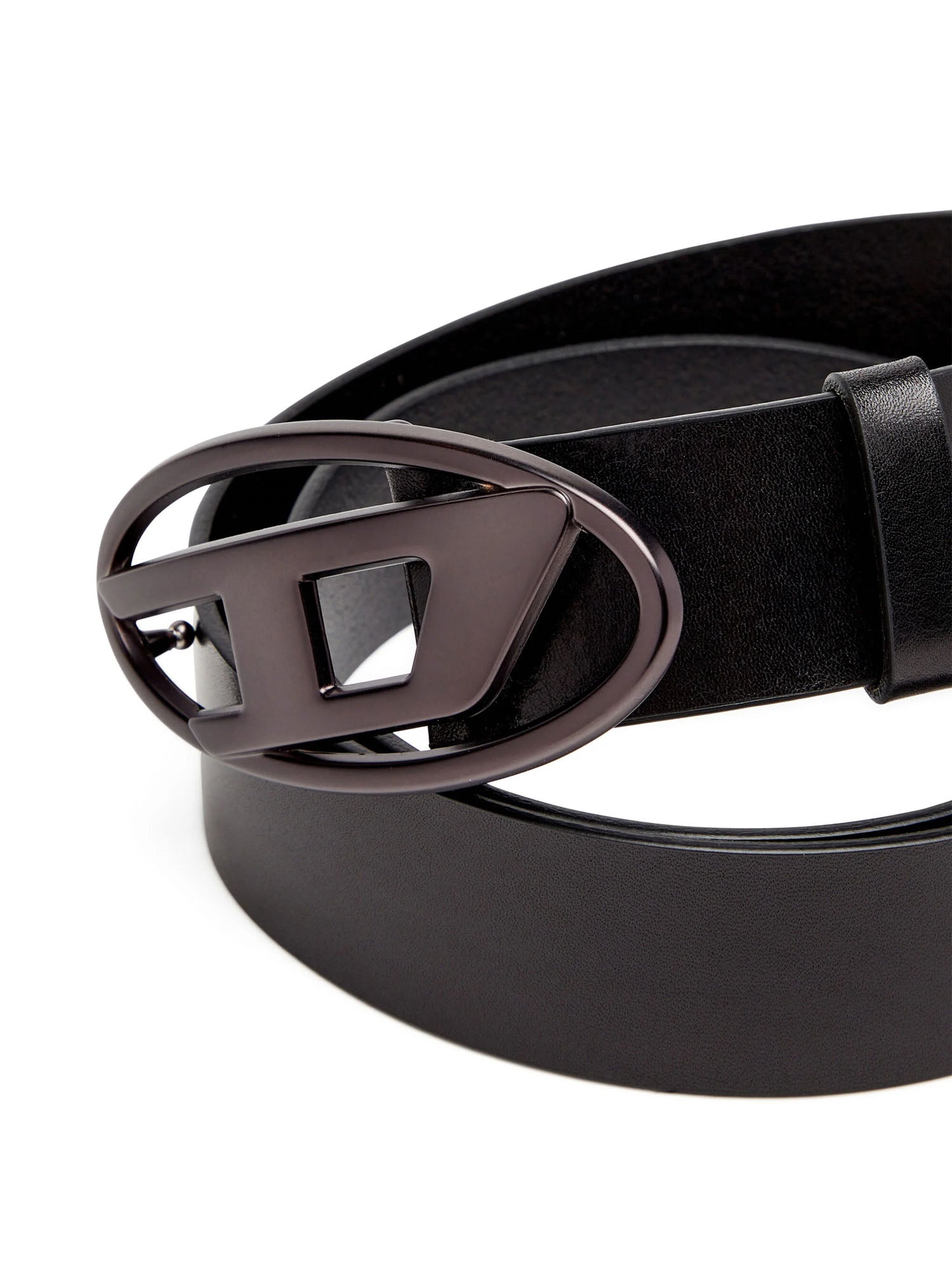 Diesel Oval D Logo B 1Dr Belt Nero