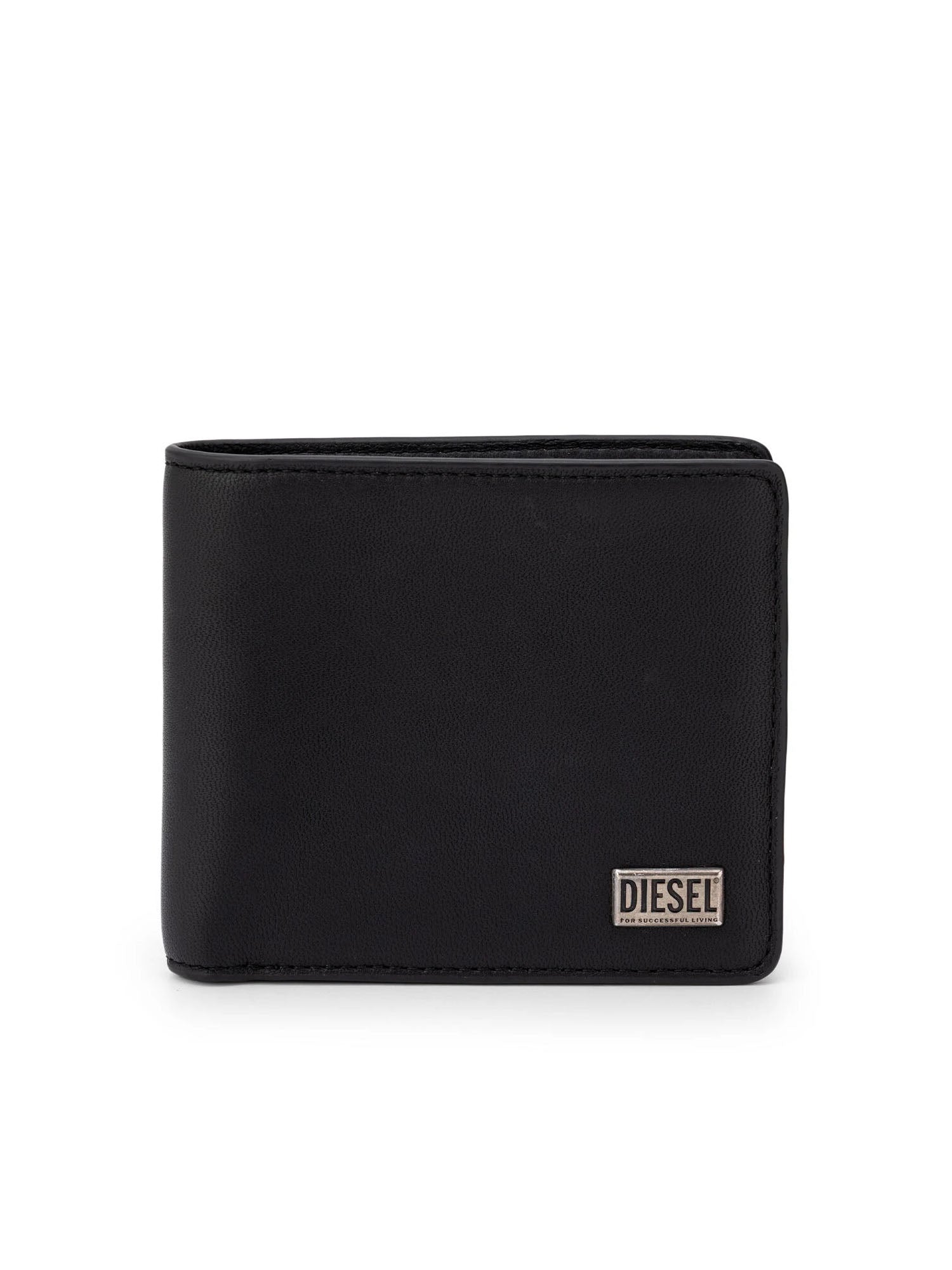 Diesel Biscotto Bi Fold Coin S 3D Wallet Nero
