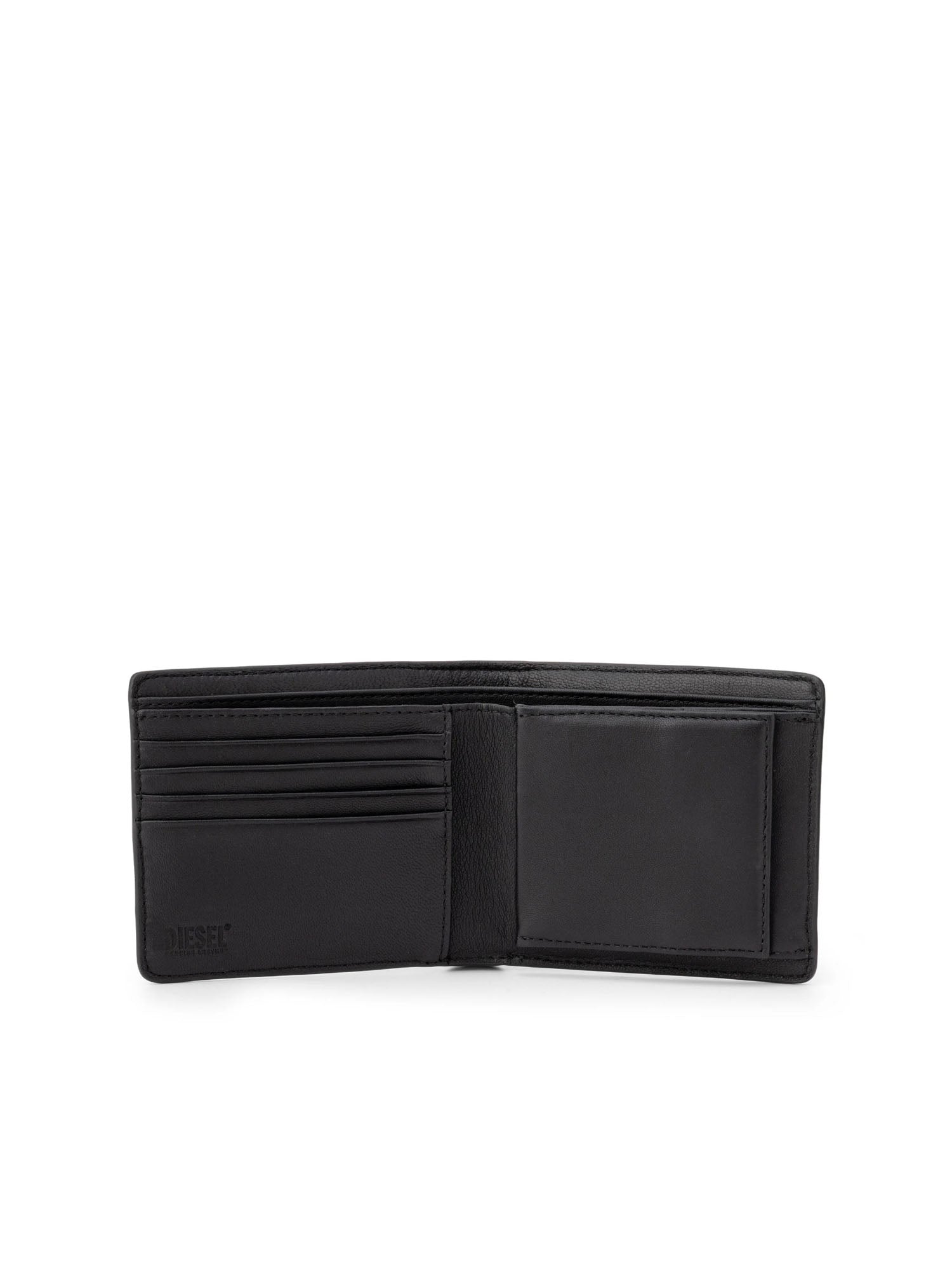Diesel Biscotto Bi Fold Coin S 3D Wallet Nero