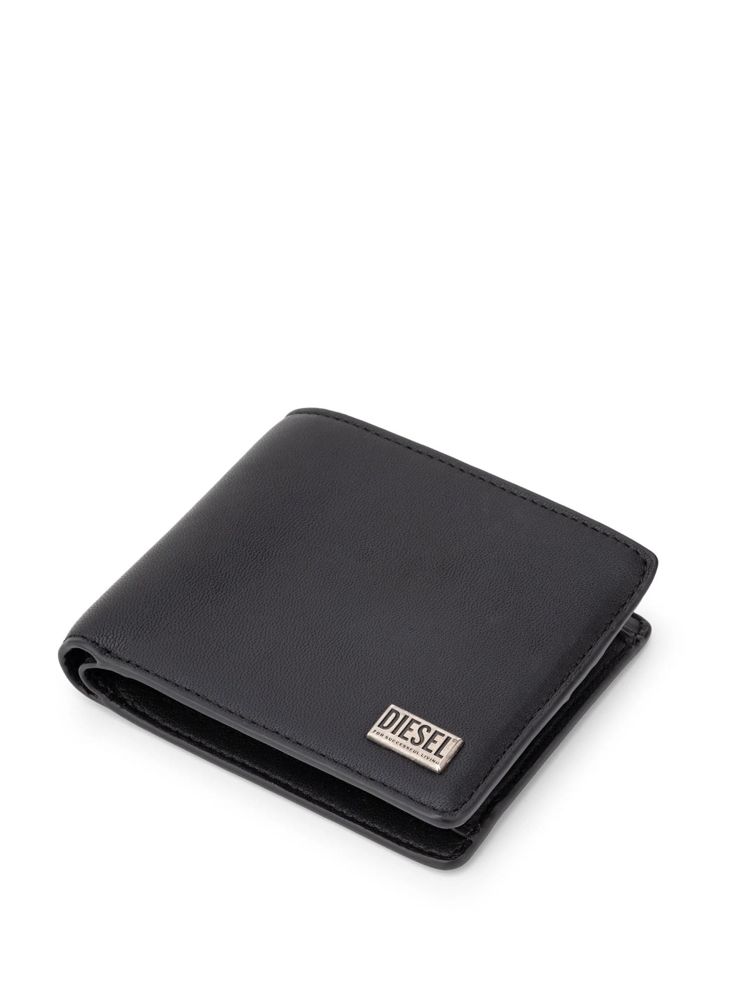 Diesel Biscotto Bi Fold Coin S 3D Wallet Nero