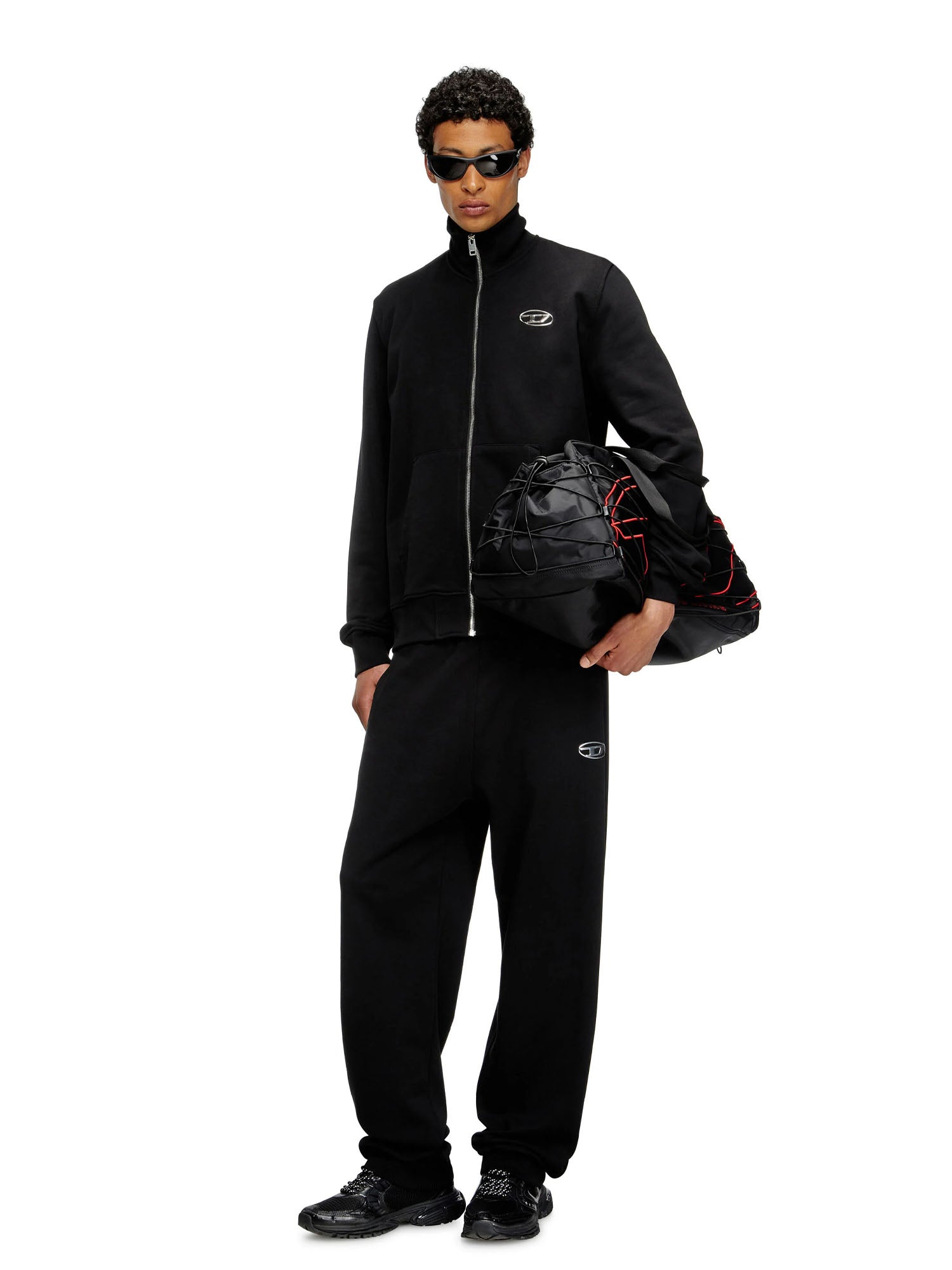 Diesel Tech D Duffle X Travel Bag Nero