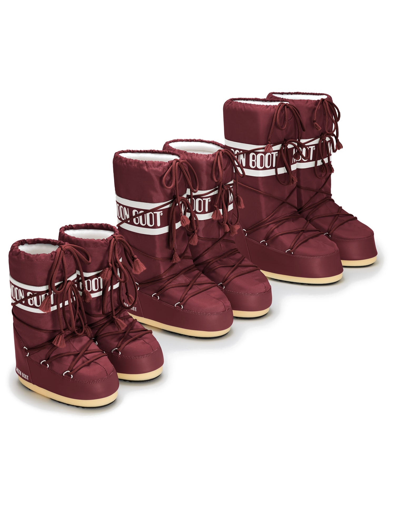 Moon Boot Mb Icon Nylon Rosso