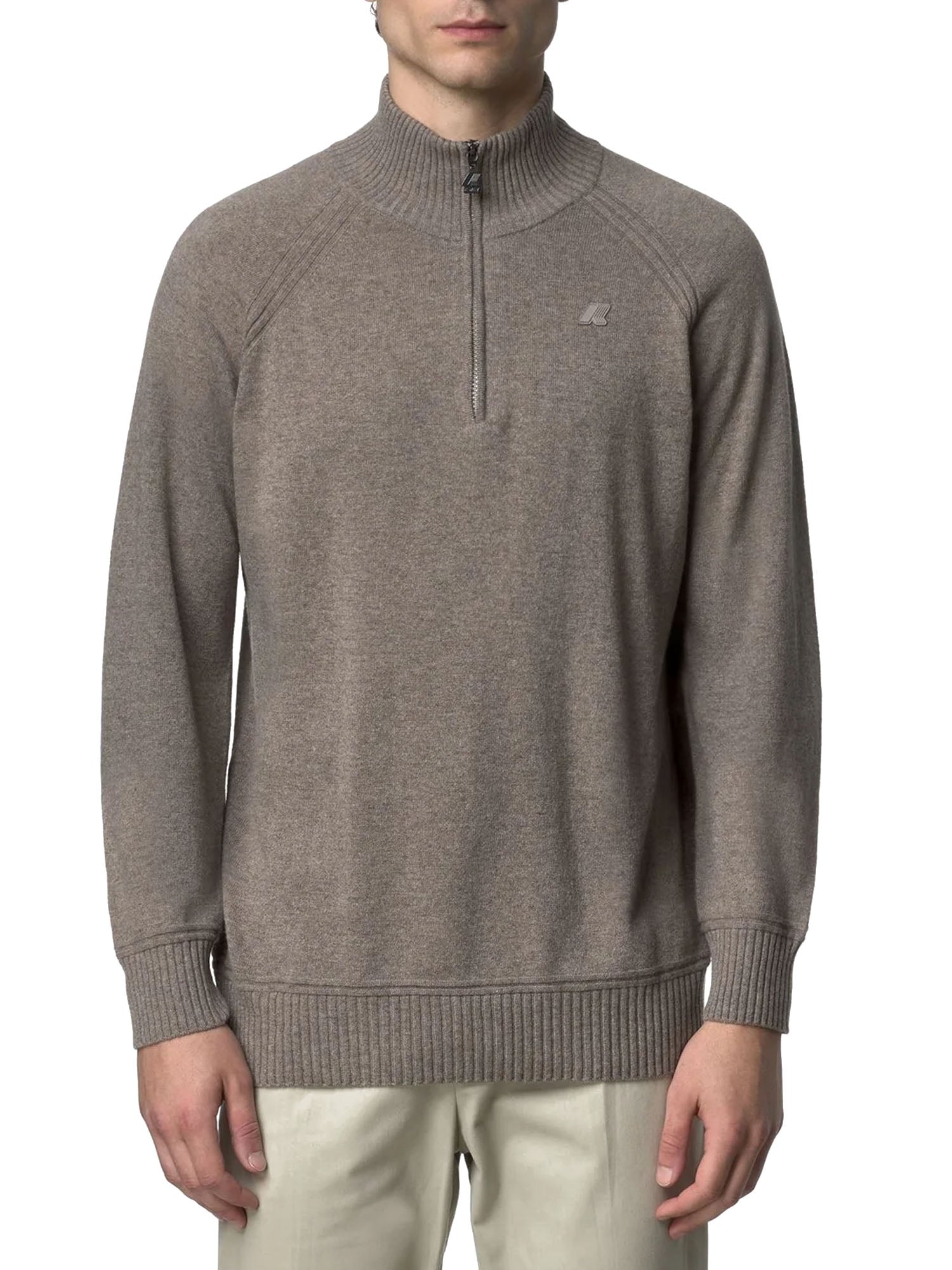 K-way Cadras Wool Cashmere Uomo Beige