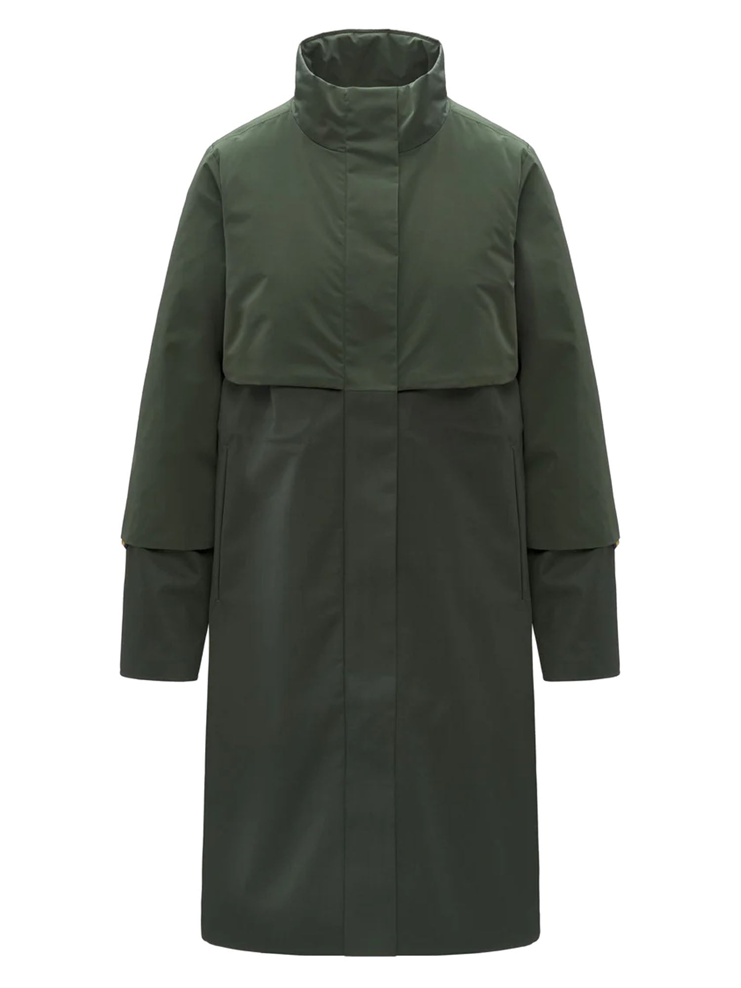 K-way Ella Wool Nylon Mix Donna Verde