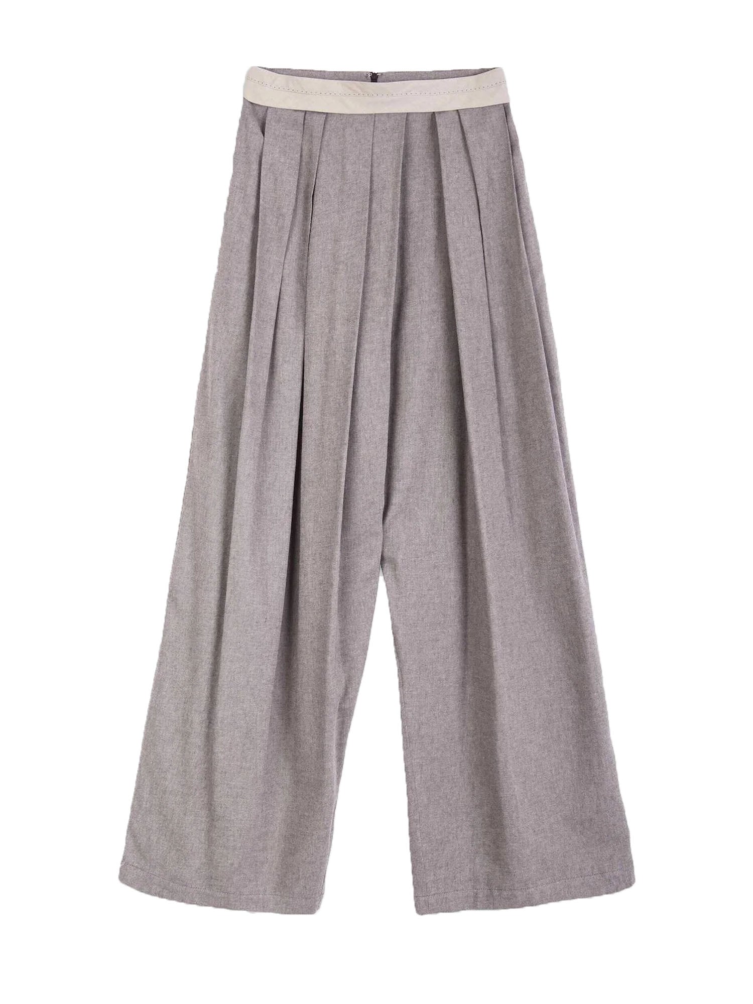 Alysi Pantalone Light Flannel Grigio