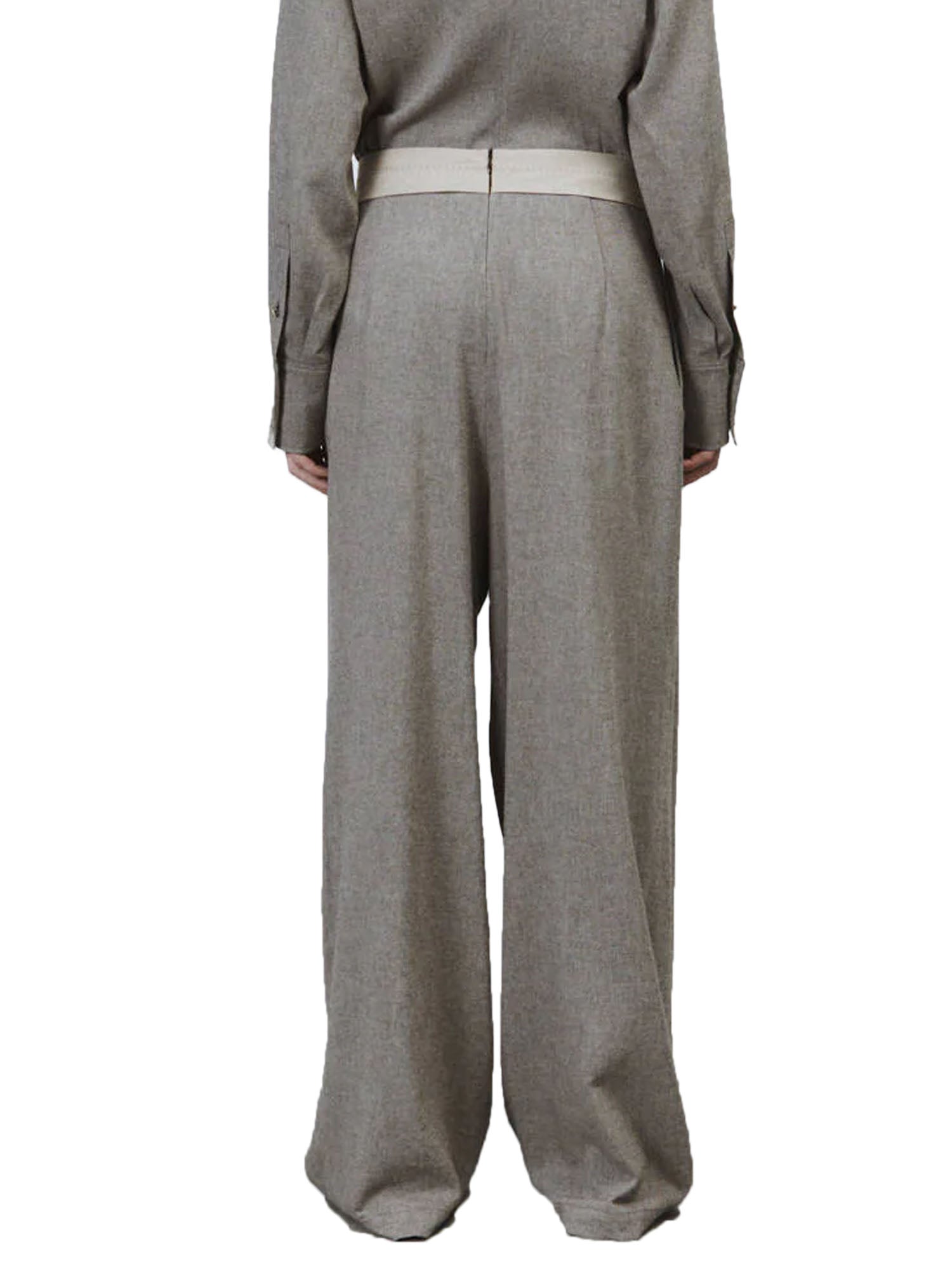 Alysi Pantalone Light Flannel Grigio