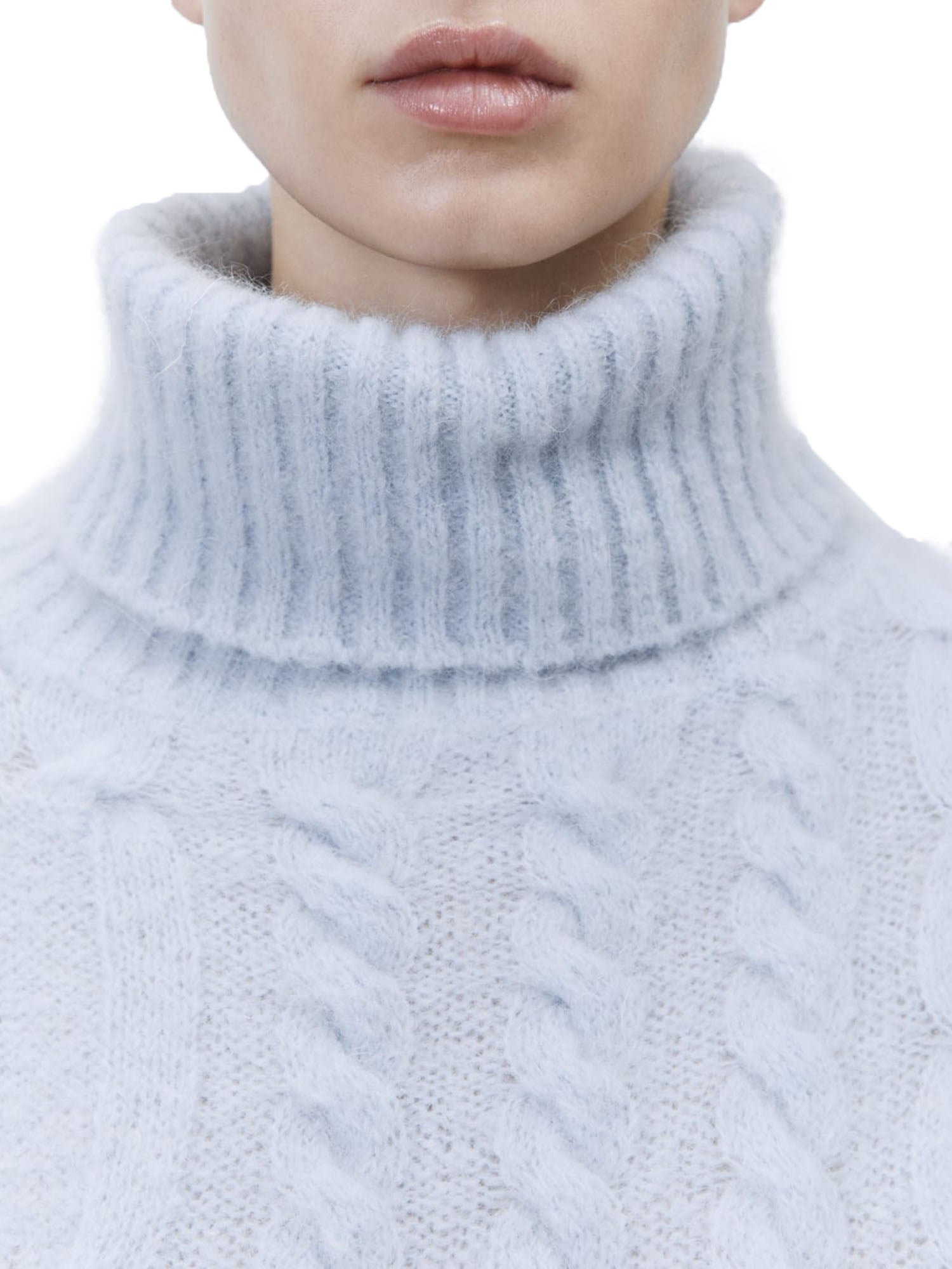 Alysi Maglia Super Mohair Azzurro