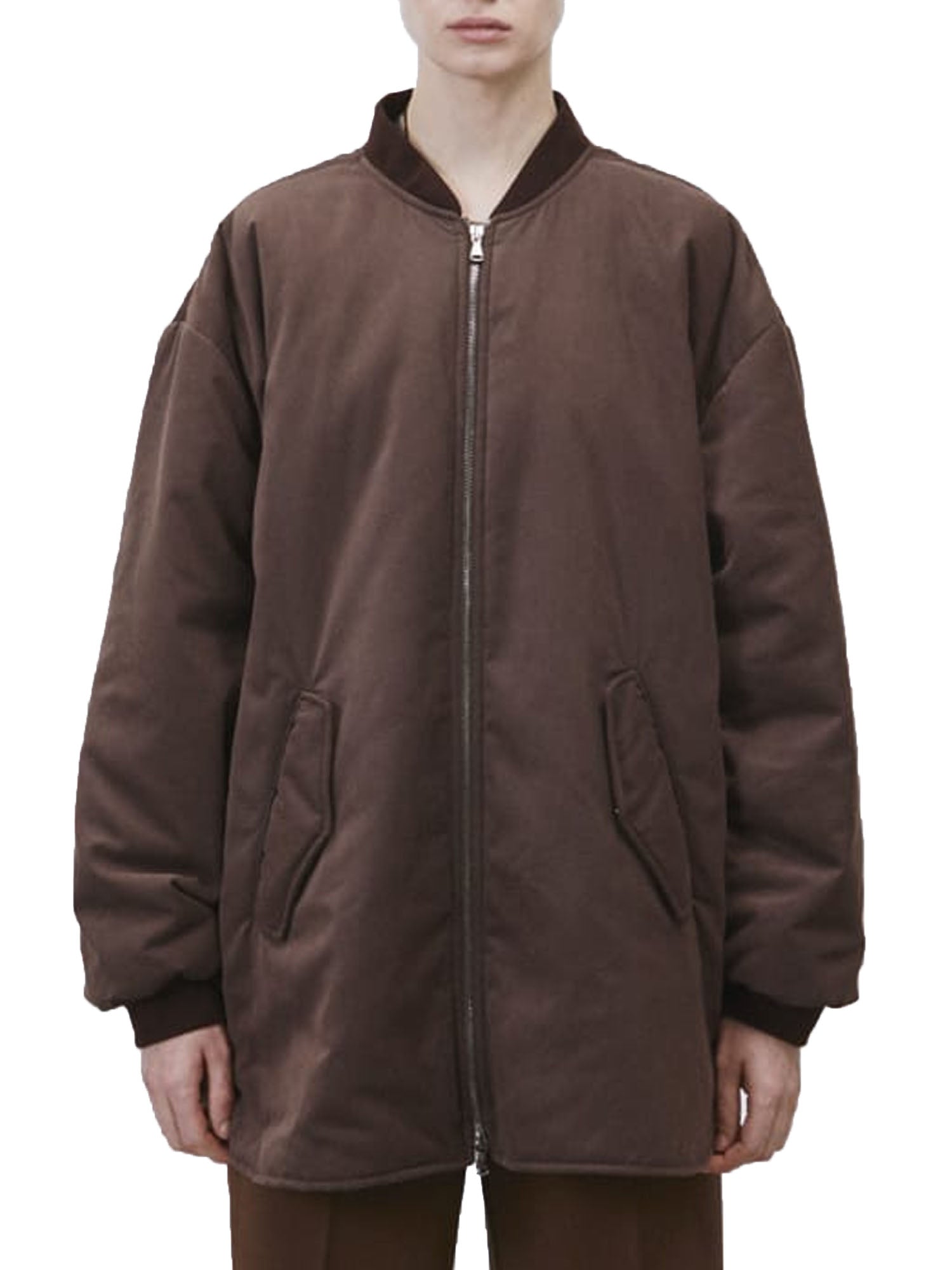Alysi Bomber Touch Nylon Marrone