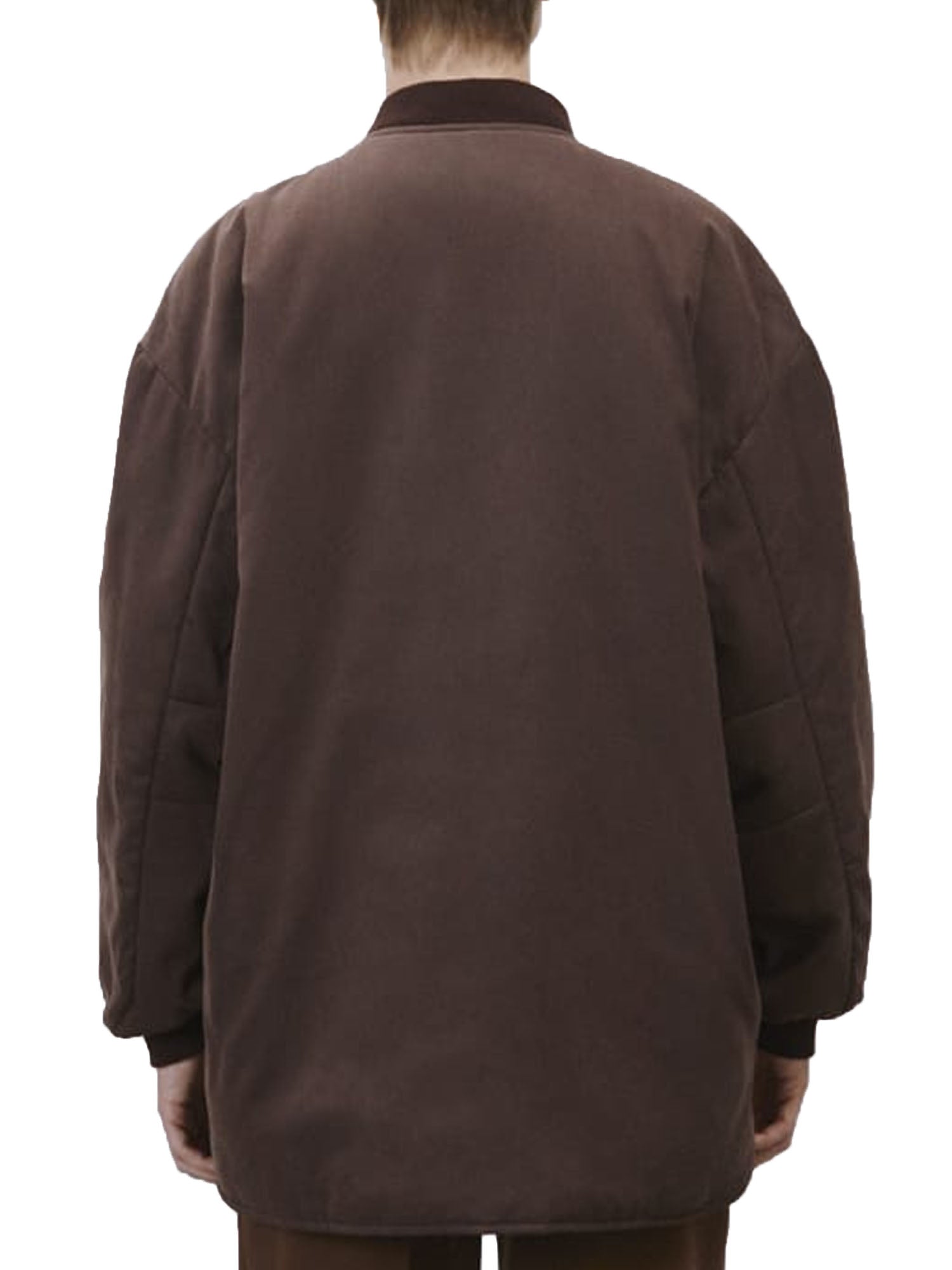 Alysi Bomber Touch Nylon Marrone