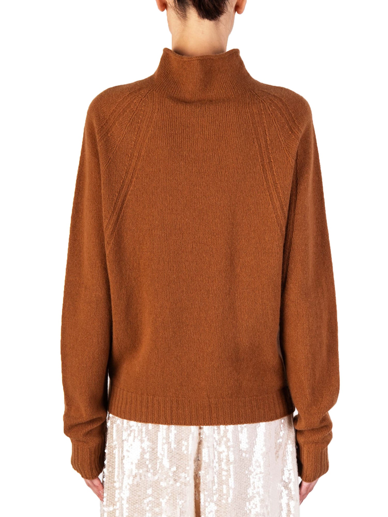 Alysi Maglia Cachemire Marrone