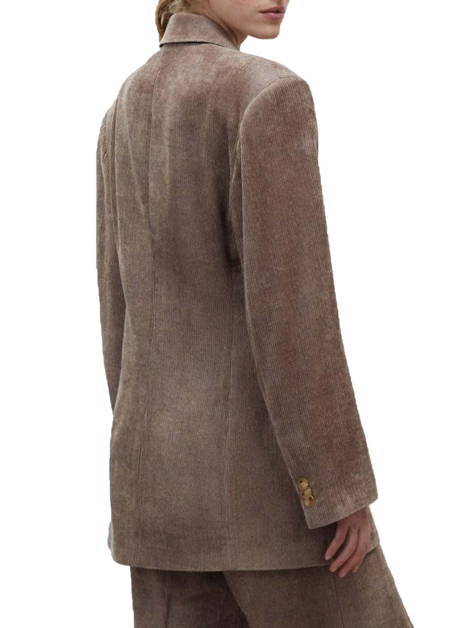 Alysi Blazer Velluto Marrone