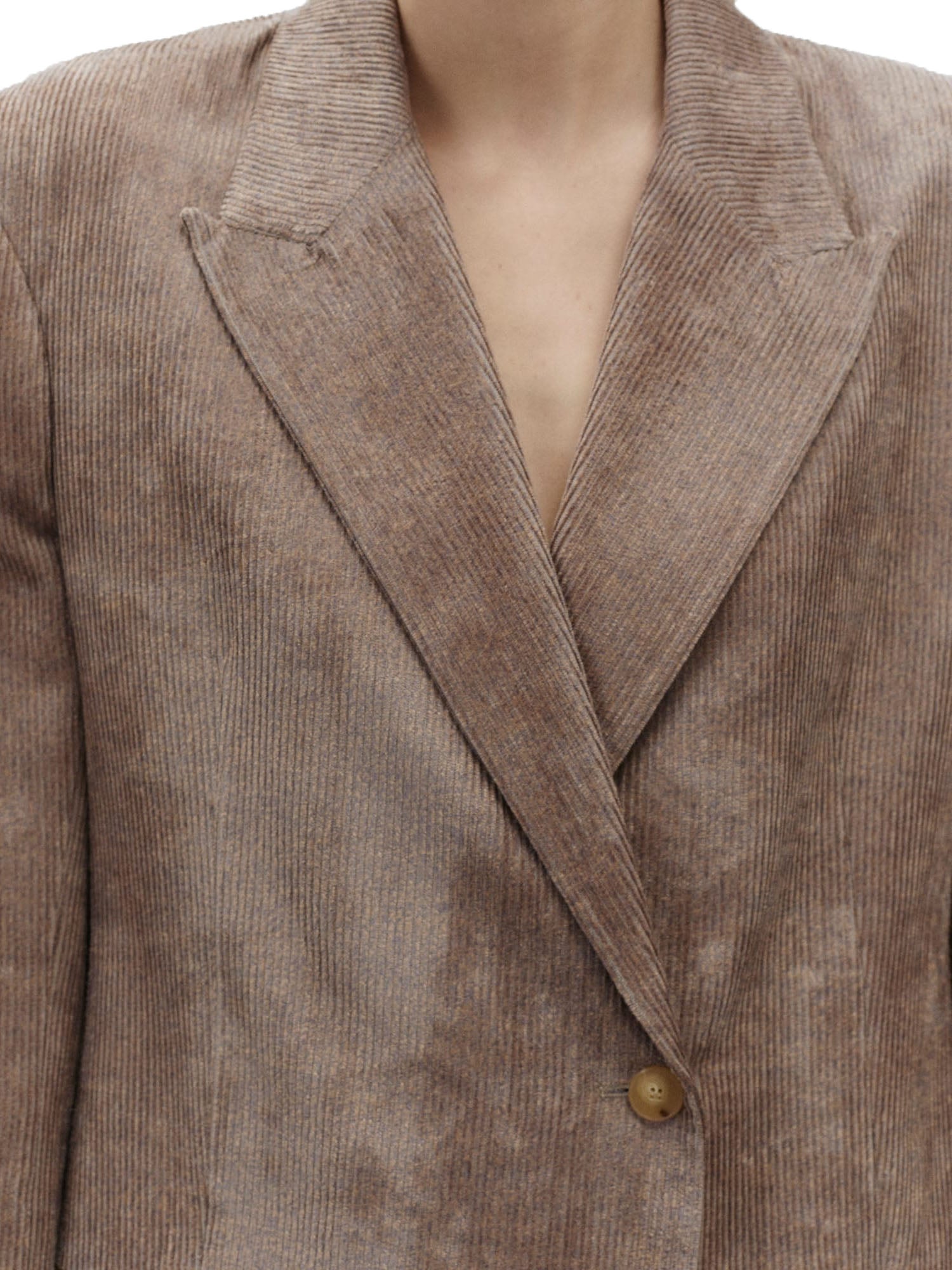 Alysi Blazer Velluto Marrone