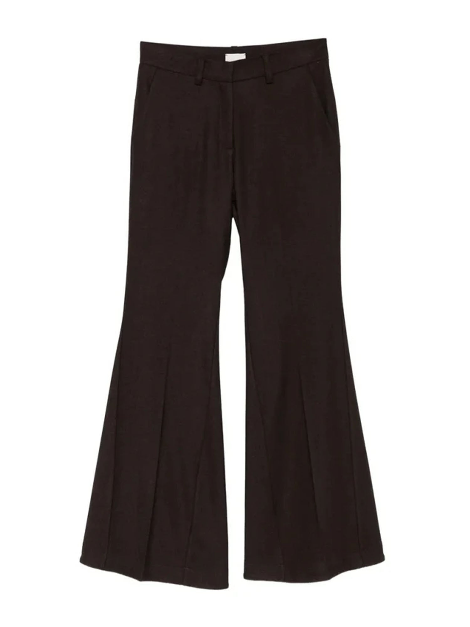 Alysi Pantalone Flanella Donna Beige