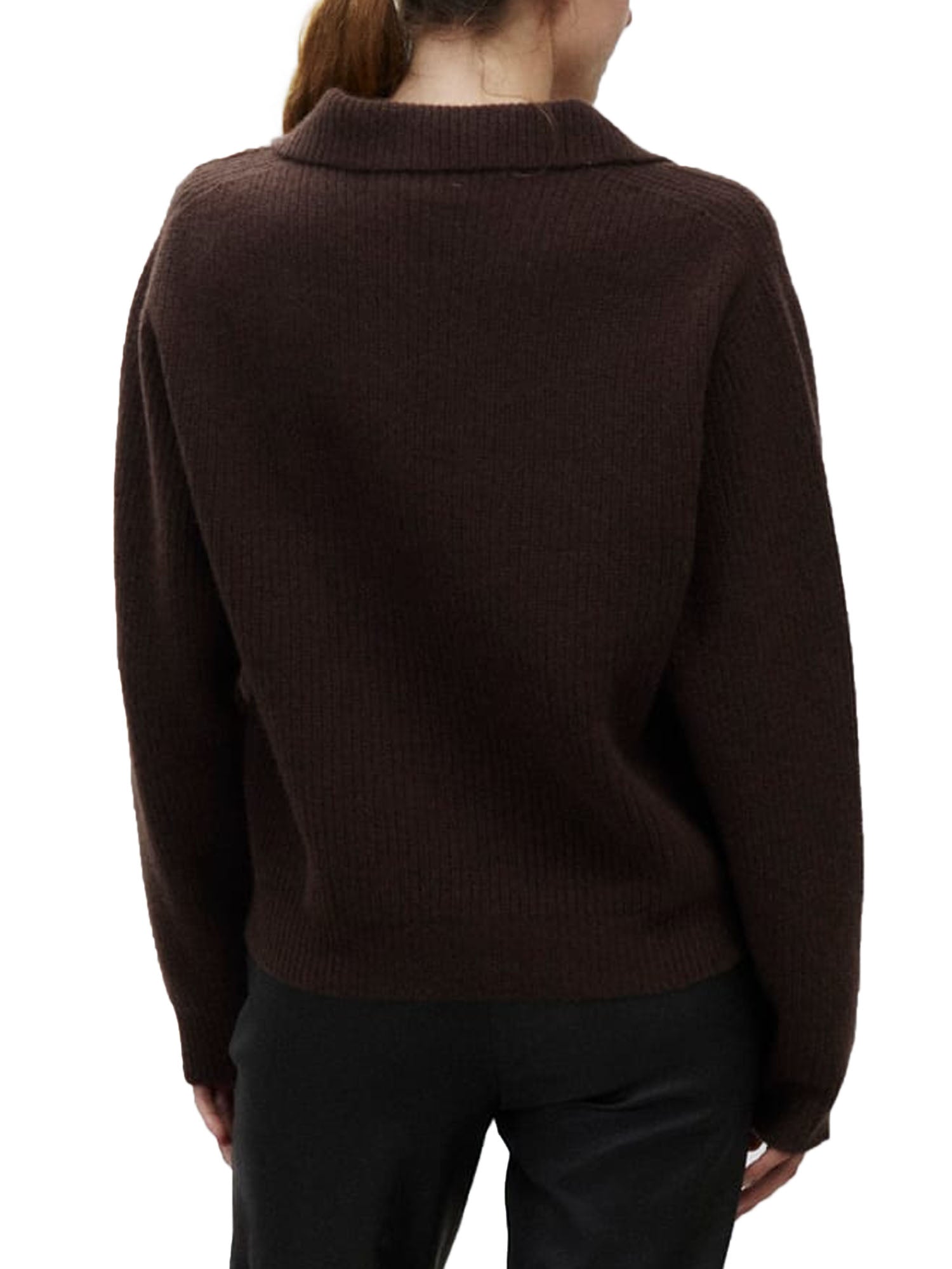 Alysi Maglia Super Soft Donna Marrone