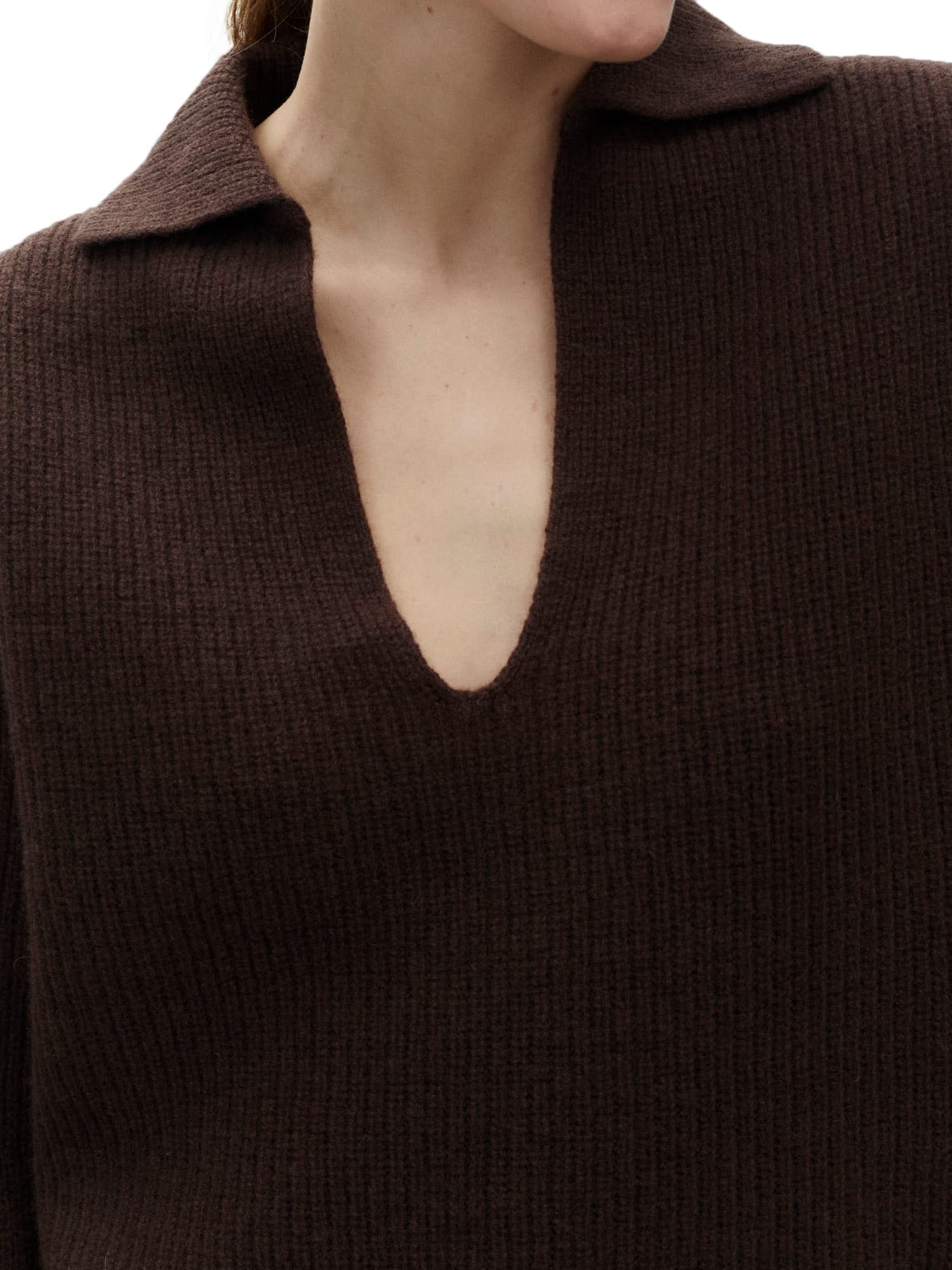 Alysi Maglia Super Soft Donna Marrone