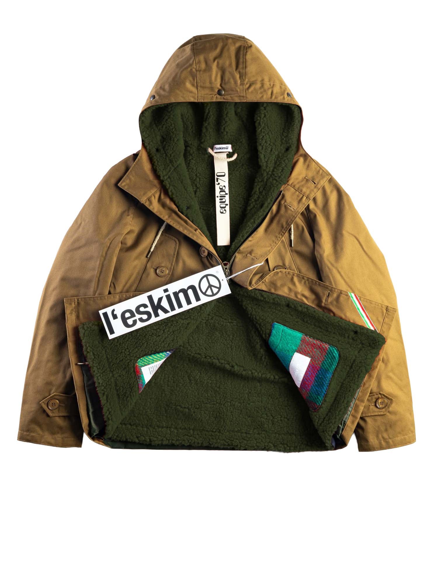 Equipe'70 L'Eskimo Raglan Marrone