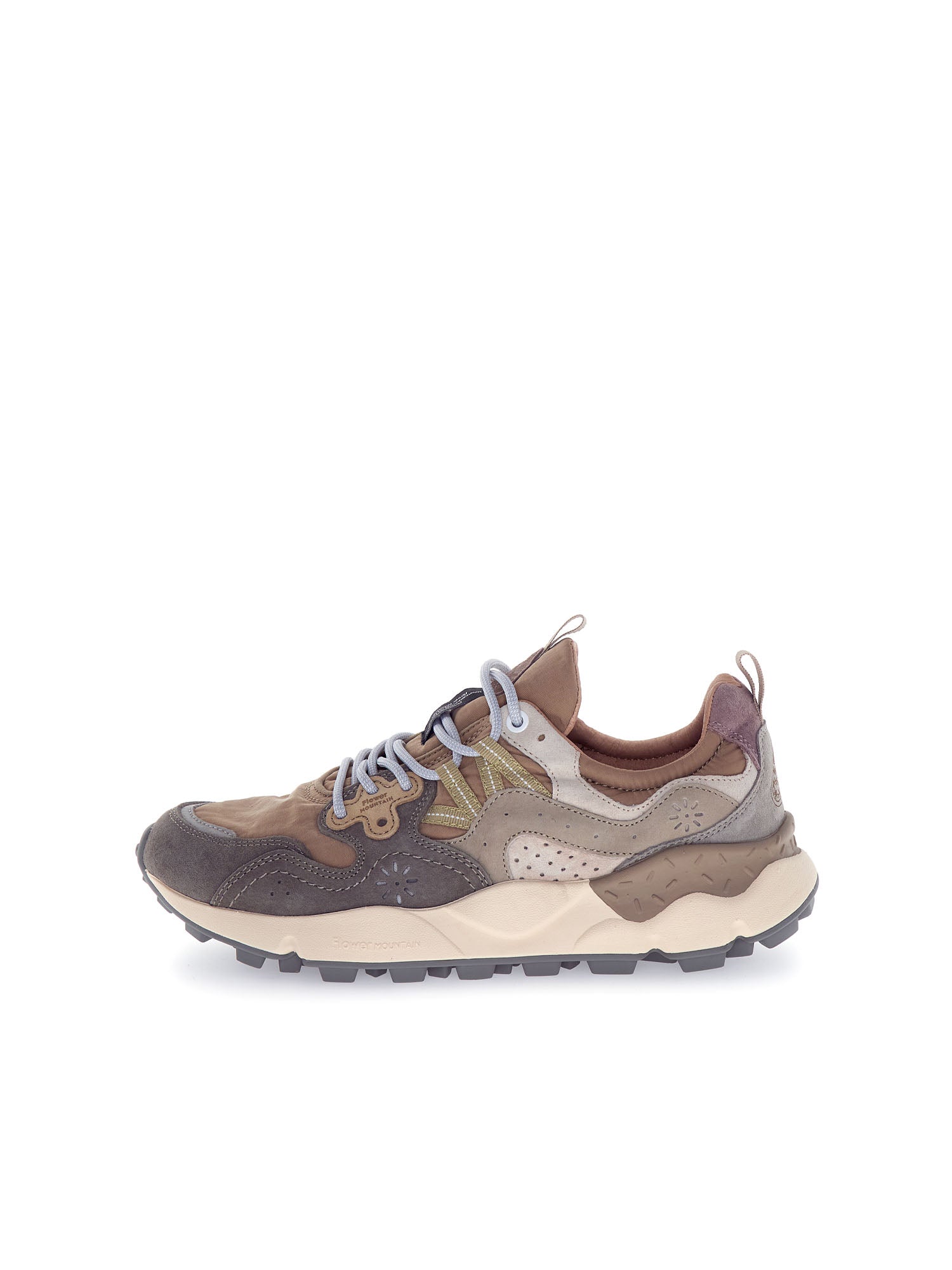 Flower Mountain Yamano 3 Man Suede Nylon Grigio