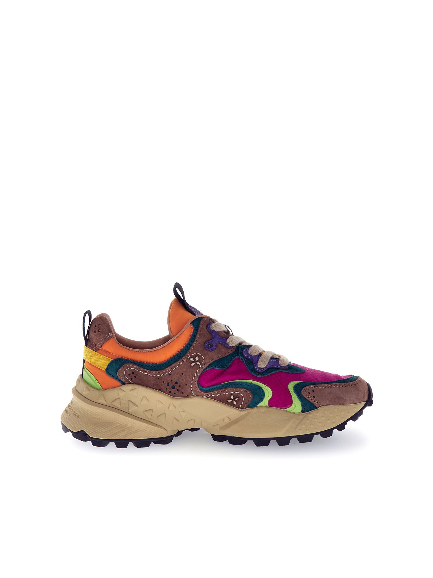 Flower Mountain Rulis Woman Suede Nylon Marrone