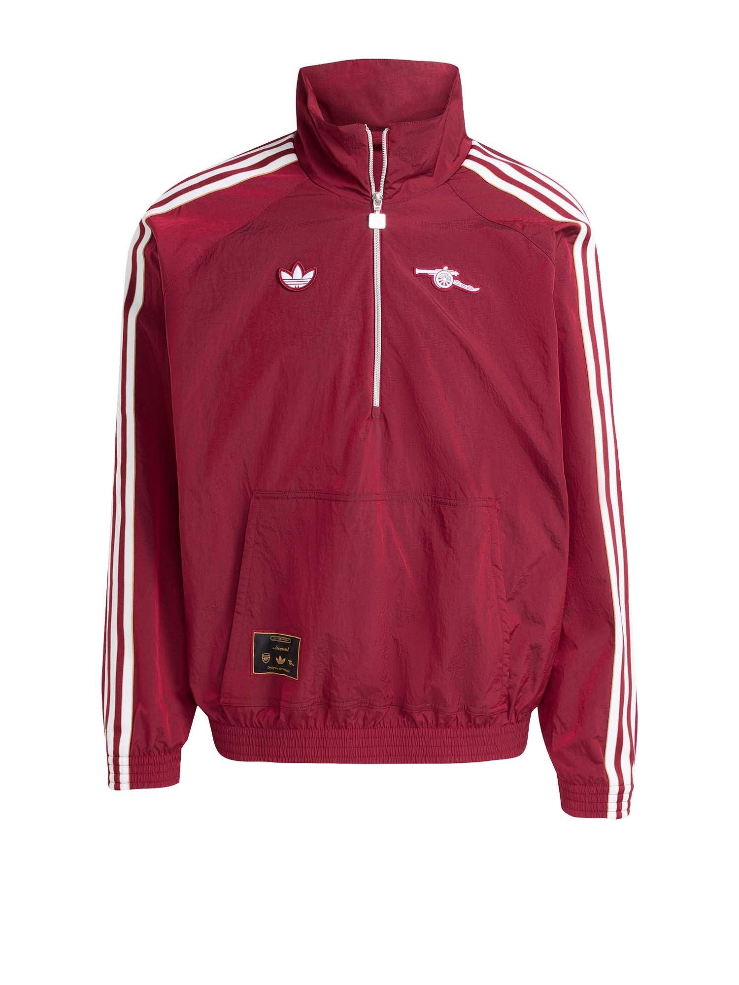 Adidas Giacca con mezza zip Terrace Icons Arsenal FC Rosso