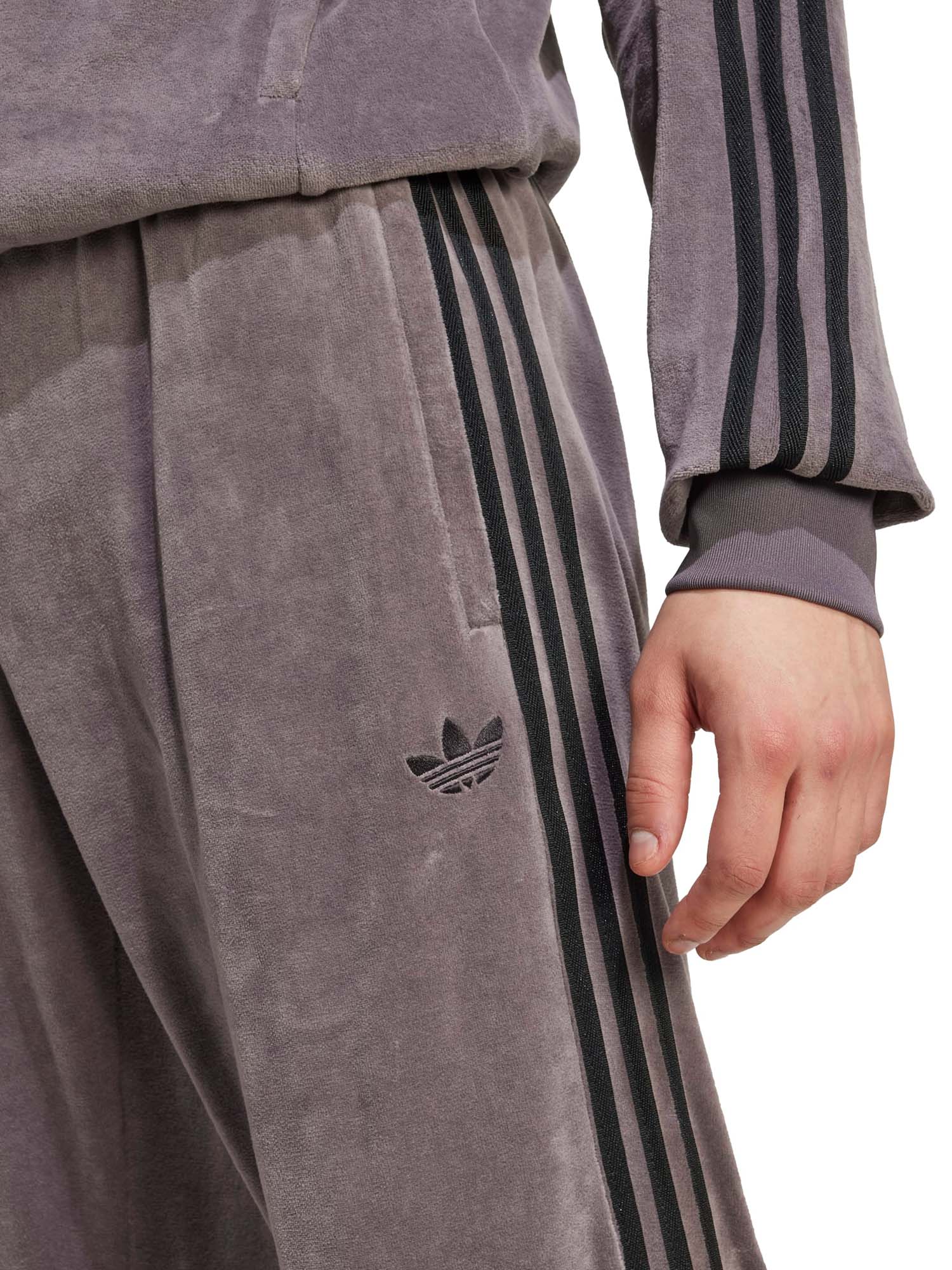 Adidas Pantaloni da allenamento SST Adicolor Velour Grigio