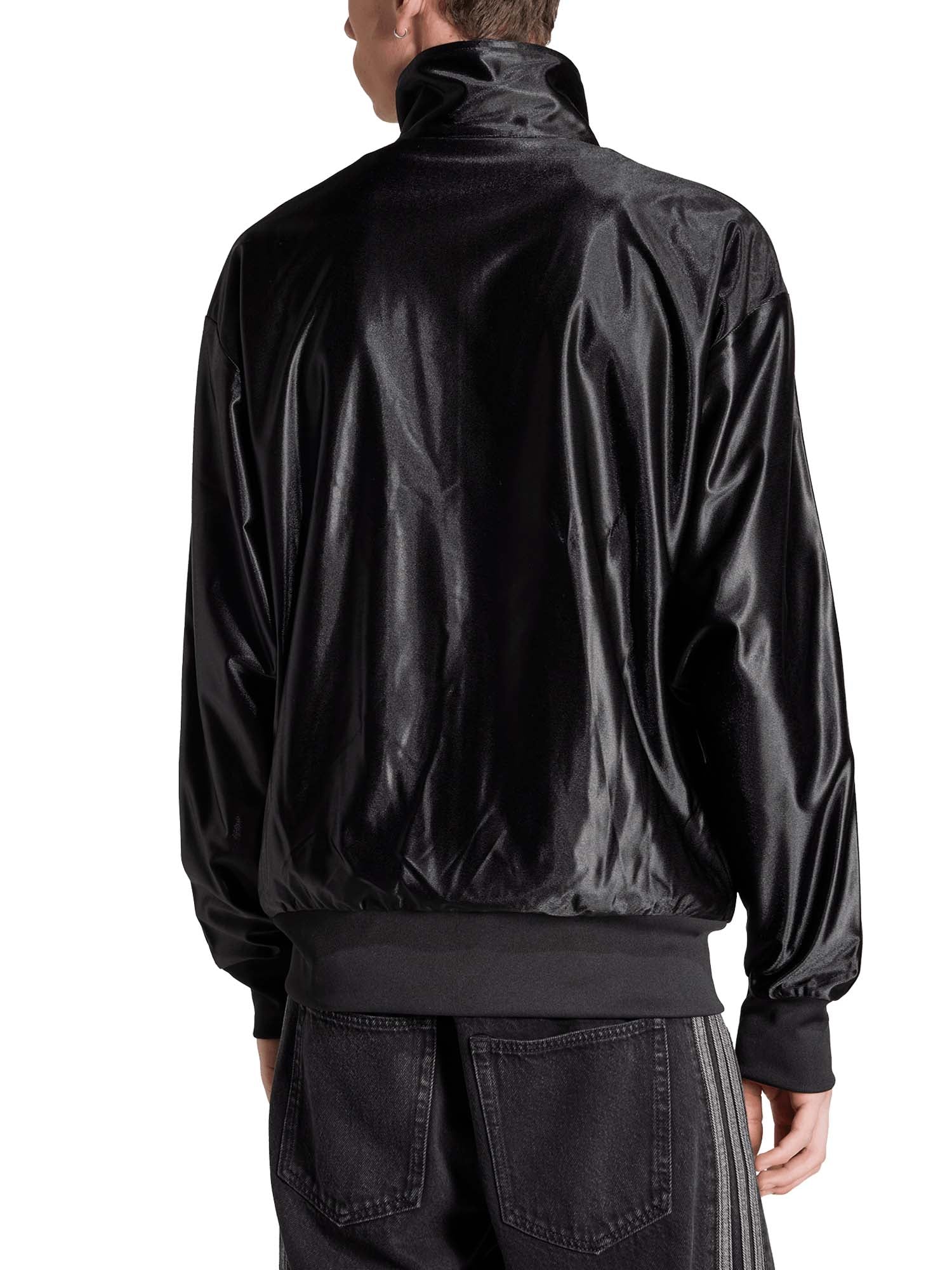 Adidas Firebird Metallic Top Nero