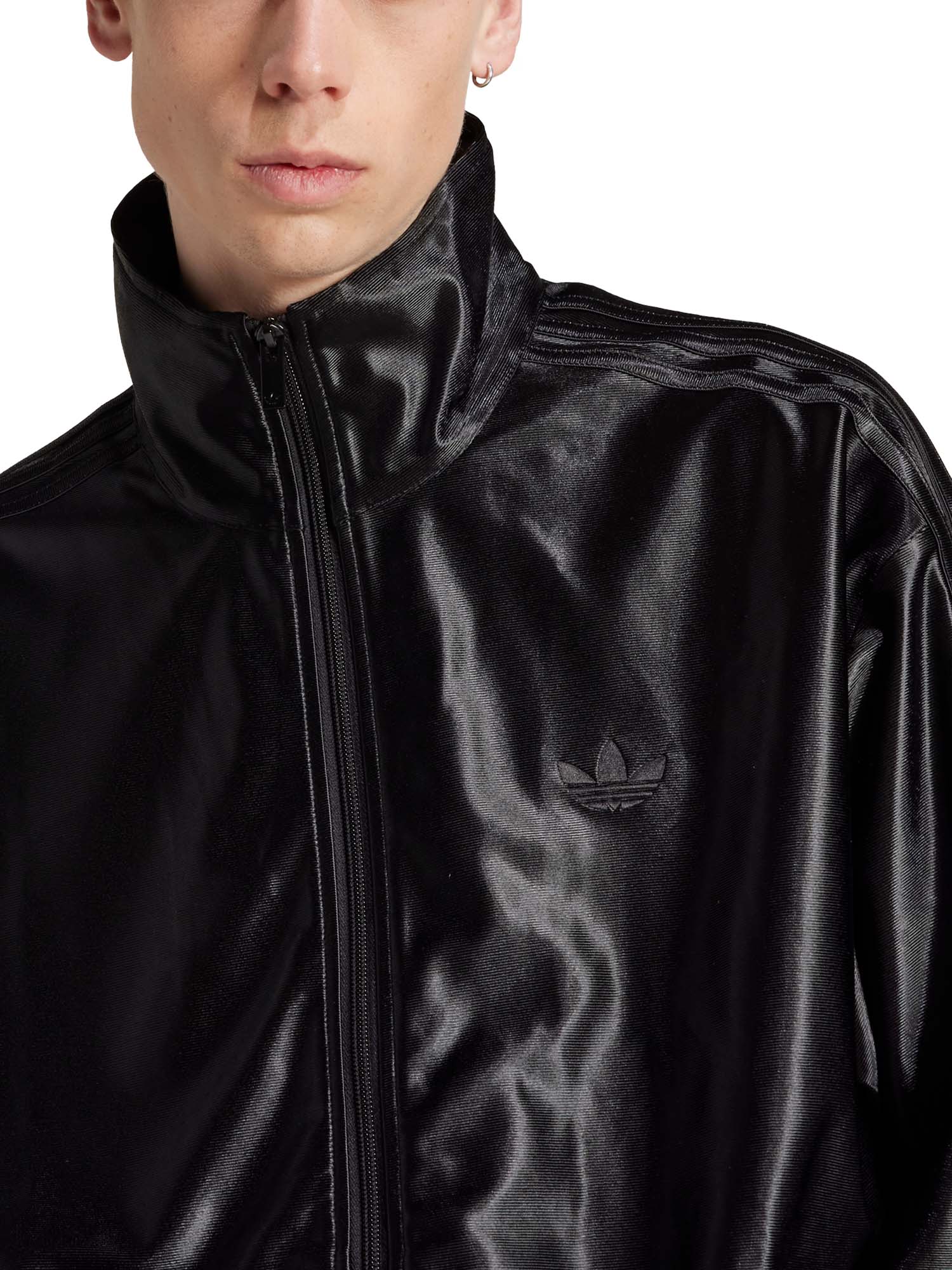 Adidas Firebird Metallic Top Nero