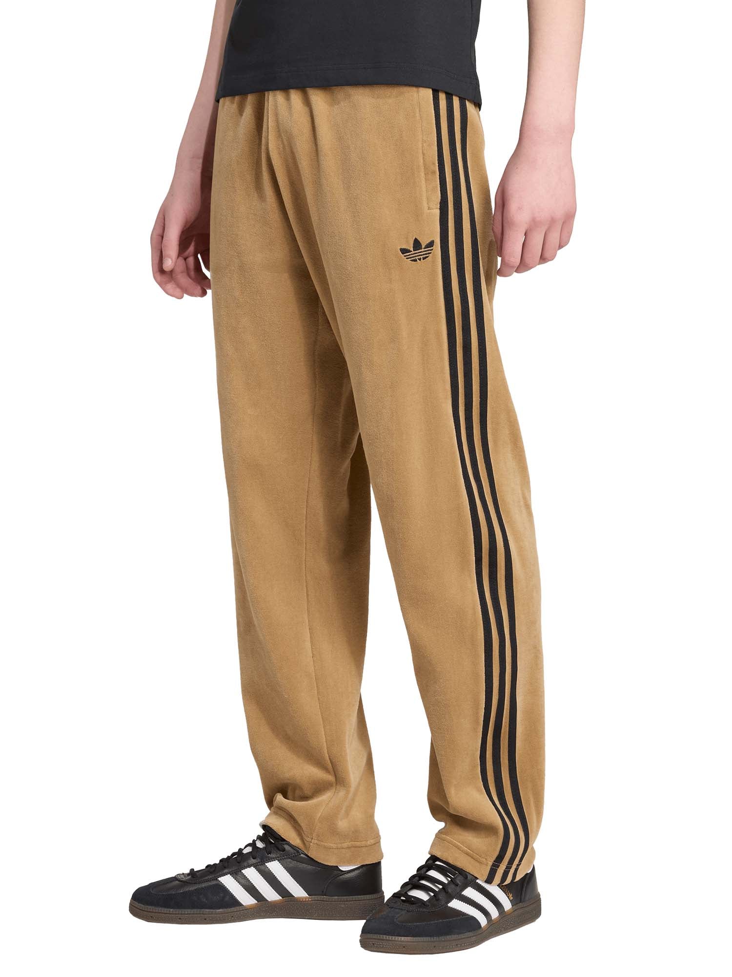 Adidas Pantaloni da allenamento SST Adicolor Velour Beige