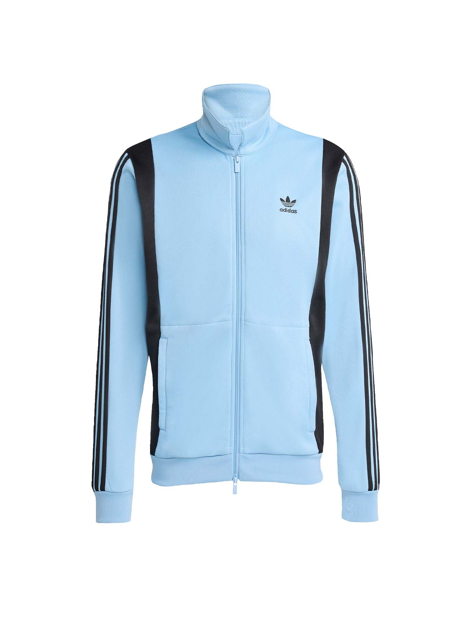 Adidas Track top adicolor Panel Azzurro