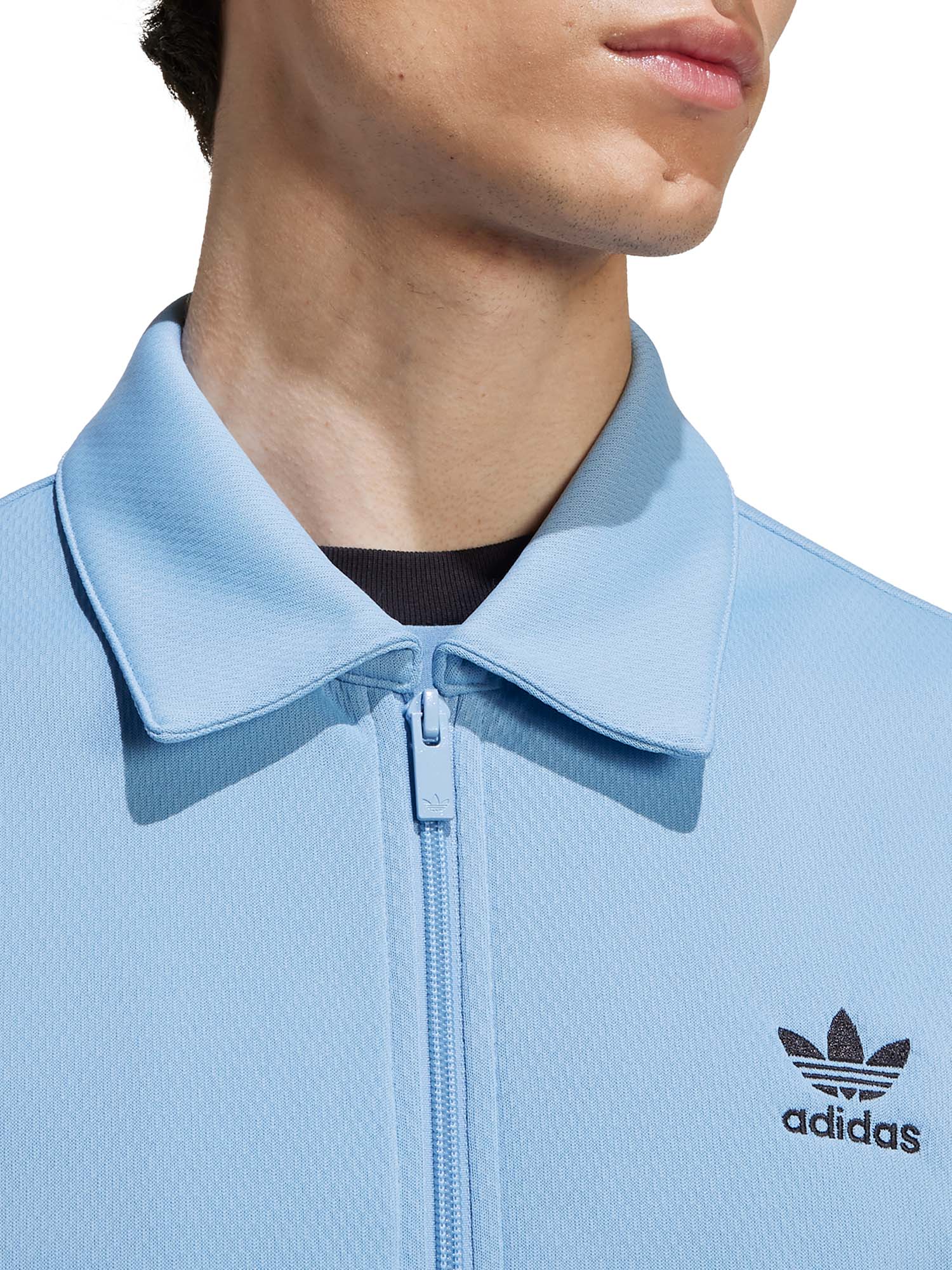 Adidas Track top adicolor Panel Azzurro