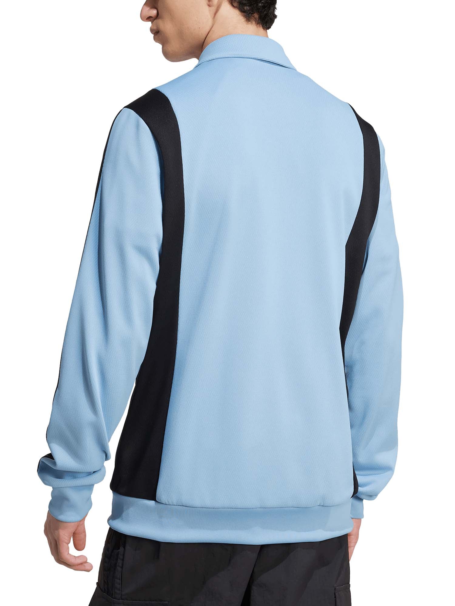 Adidas Track top adicolor Panel Azzurro