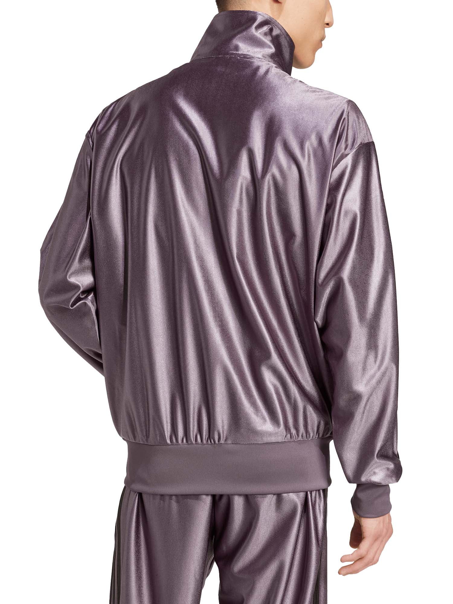 Adidas Firebird Metallic Top Grigio