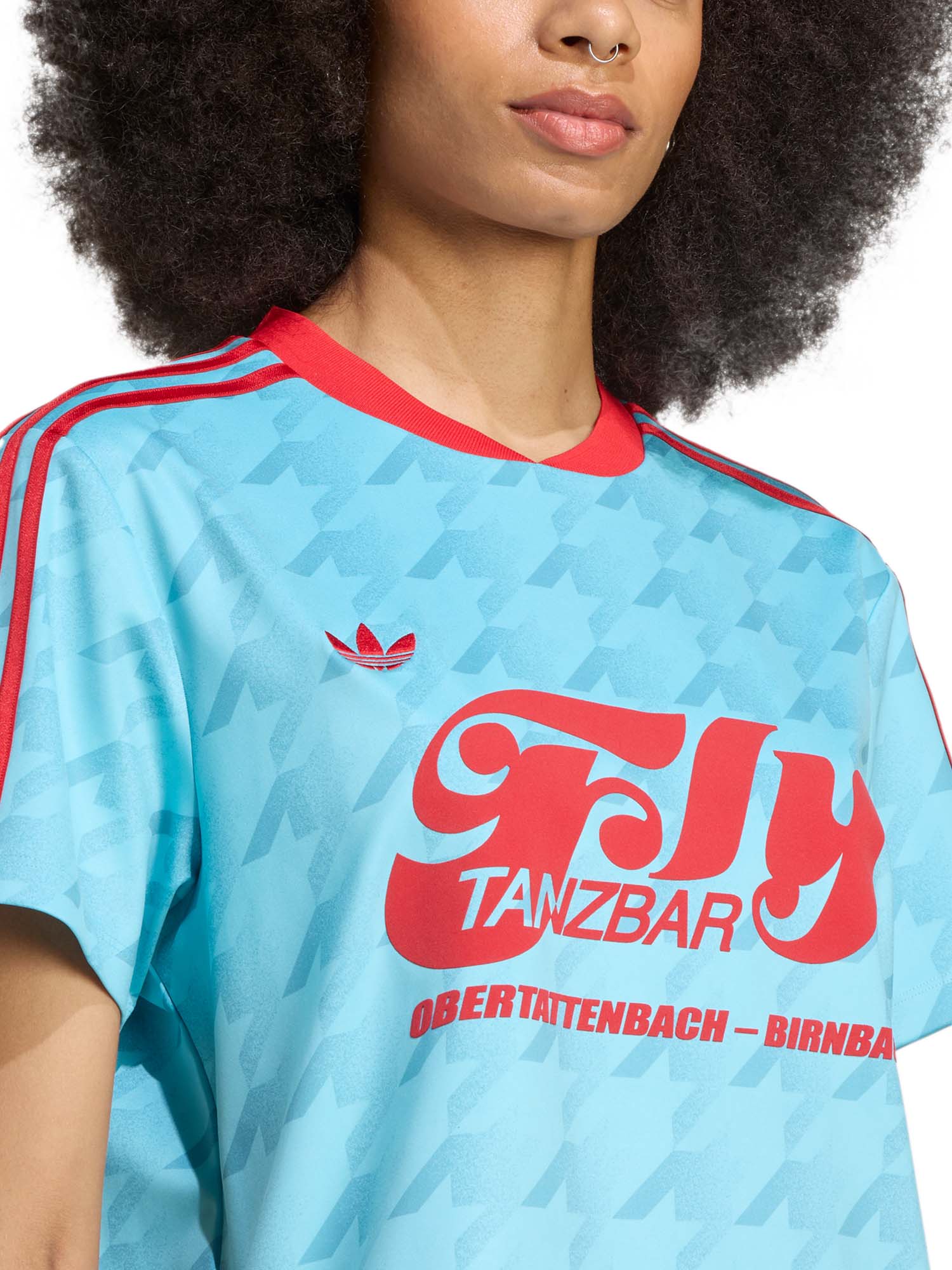 Adidas Maglia con stampa grafica Football Allover Azzurro