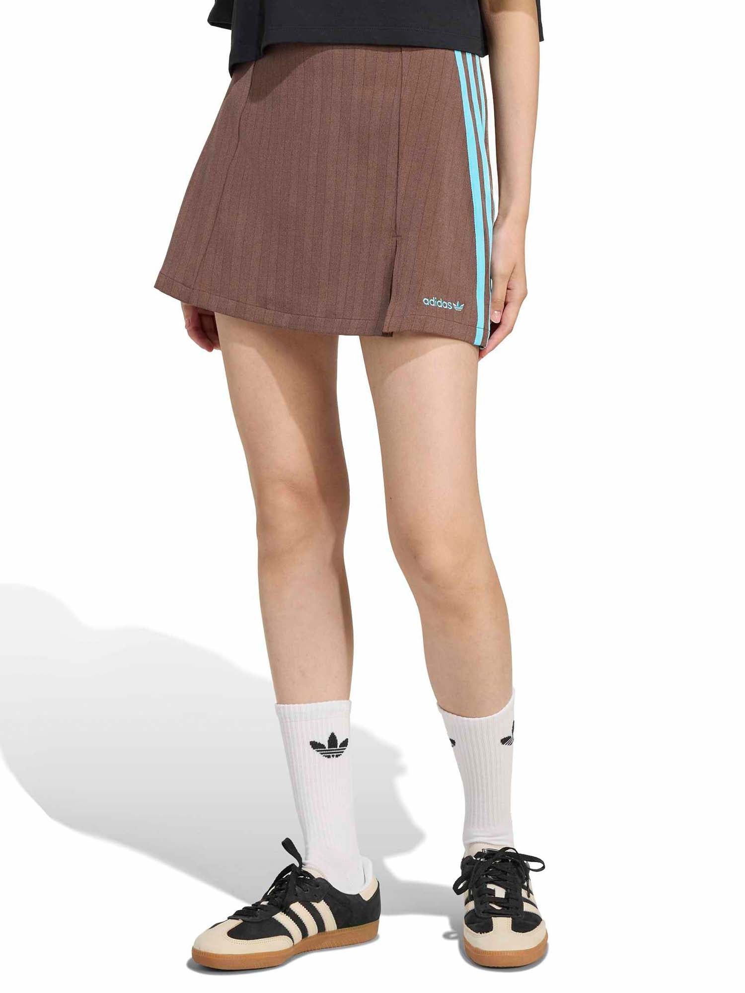 Adidas Gonna sartoriale Marrone