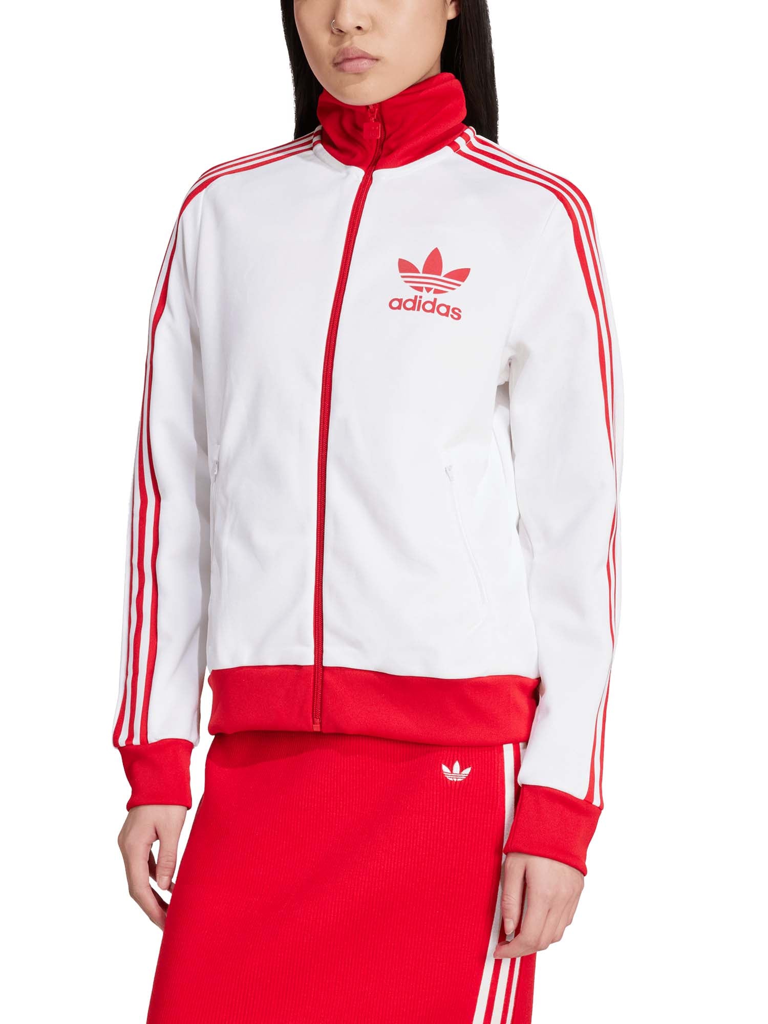 Adidas Track top Heritage Bianco