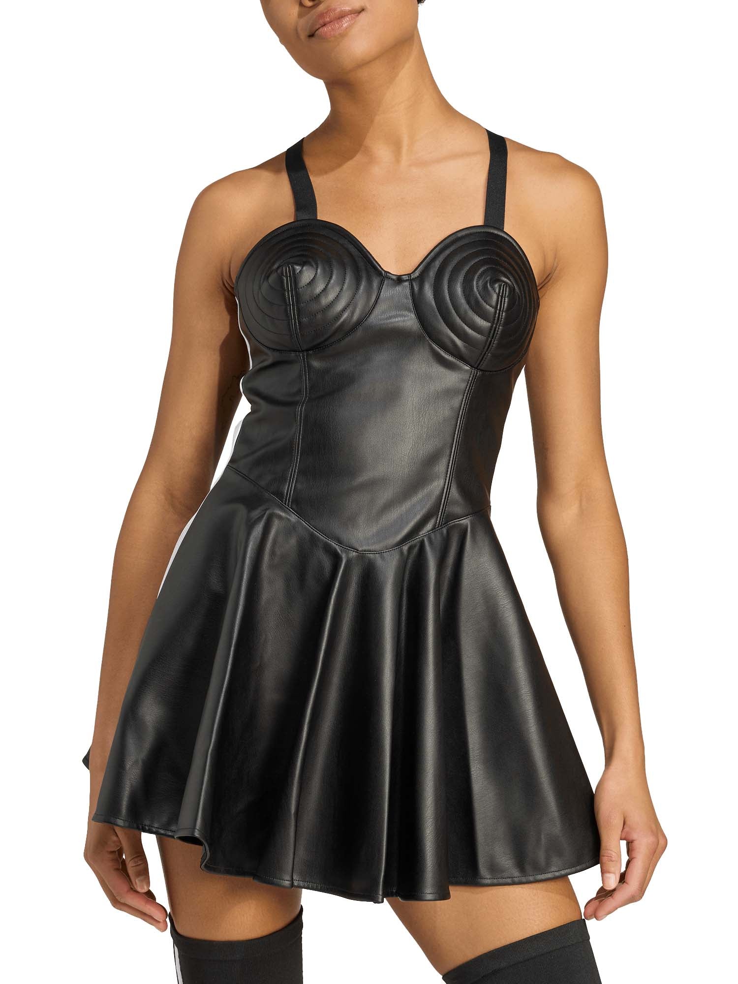 Adidas Abito adidas x Jeremy Scott Pride Faux-Leather Nero