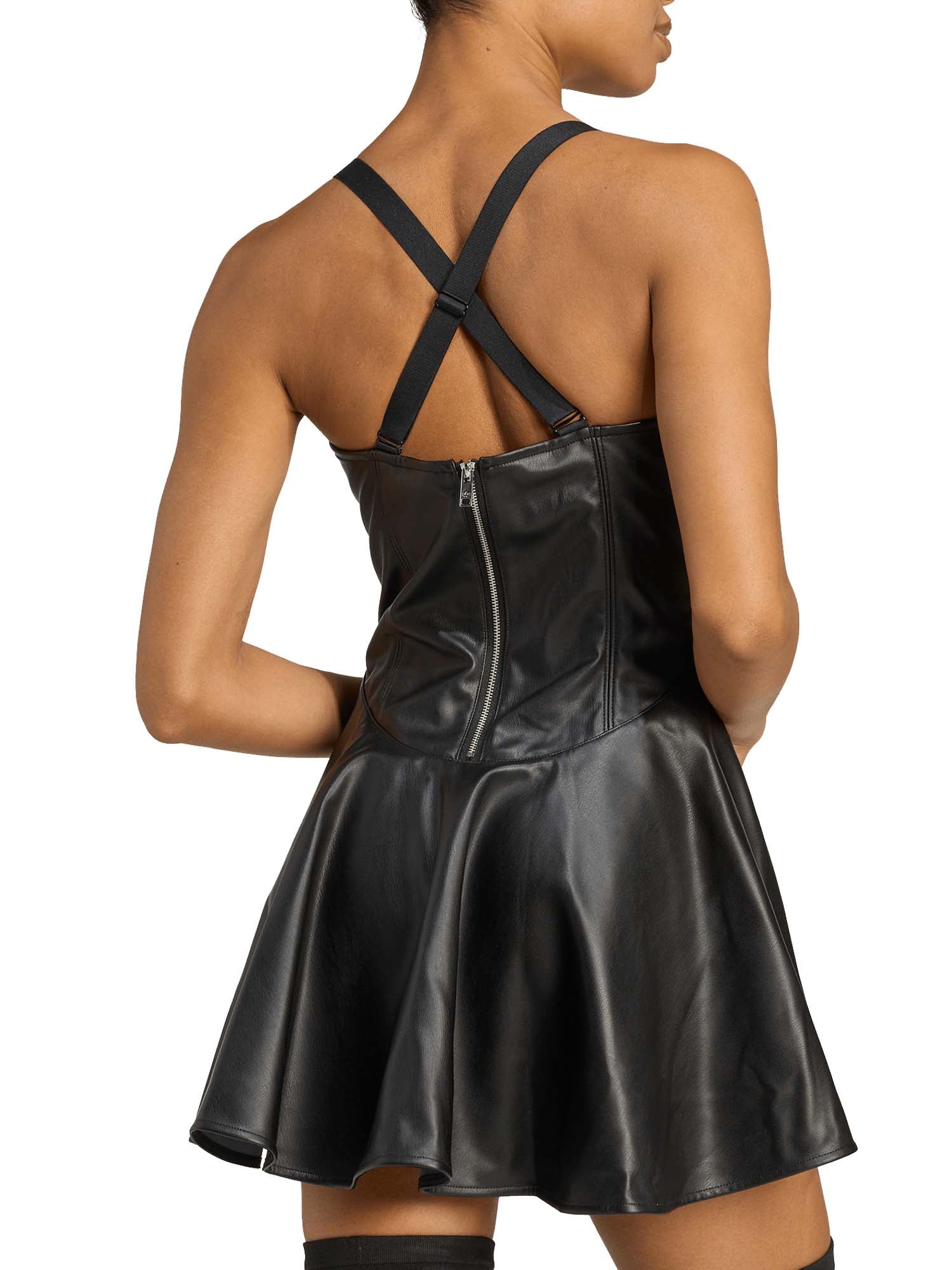 Adidas Abito adidas x Jeremy Scott Pride Faux-Leather Nero